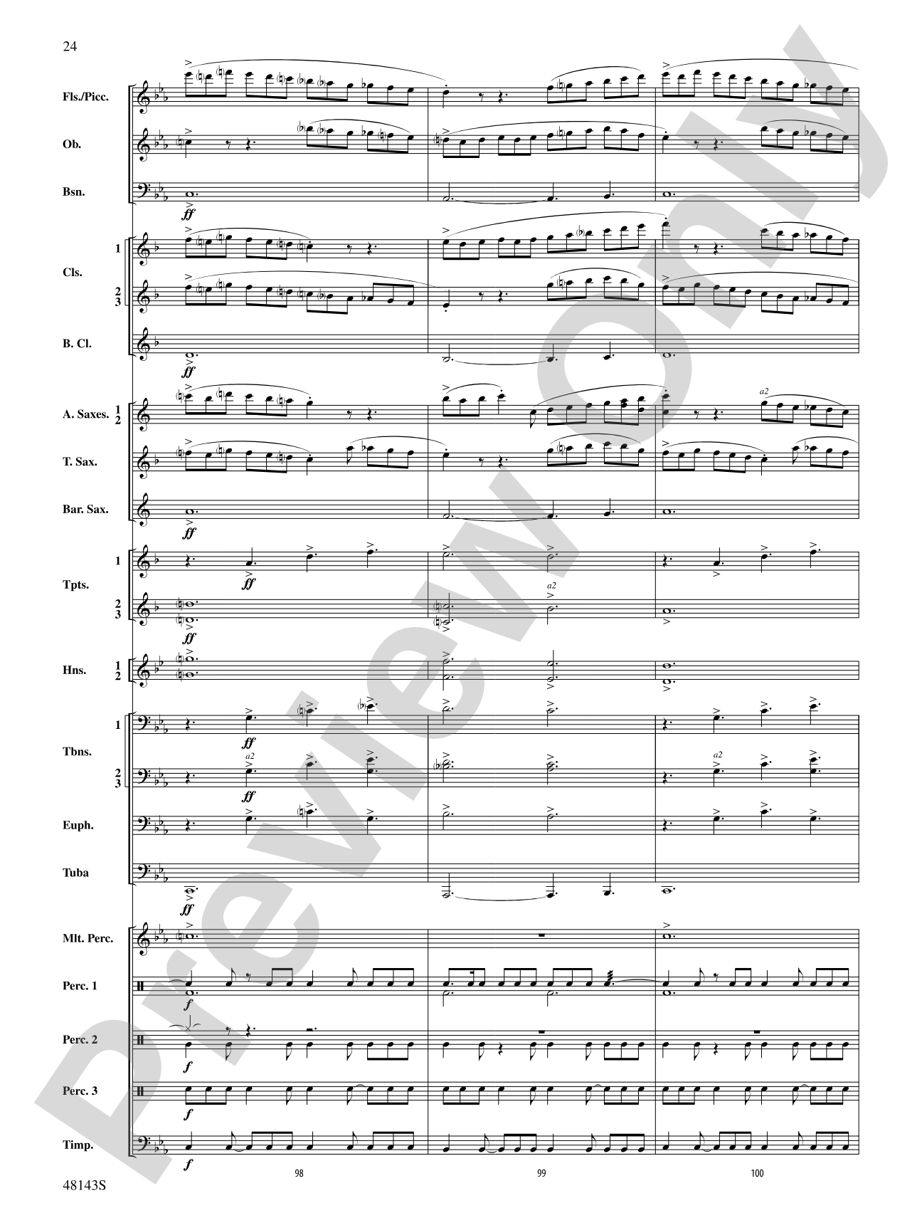 Glorious Revolution: Concert Band Conductor Score & Parts