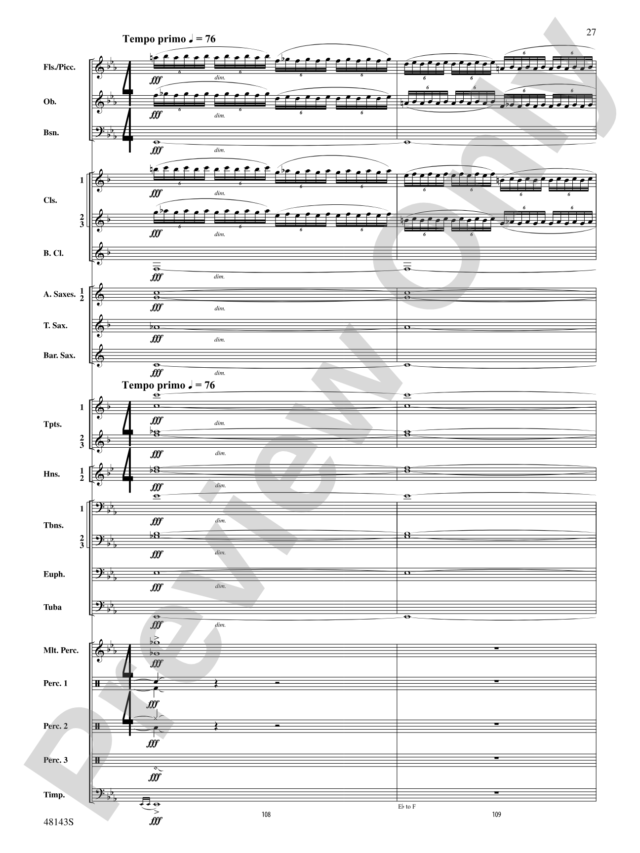 Glorious Revolution: Concert Band Conductor Score & Parts