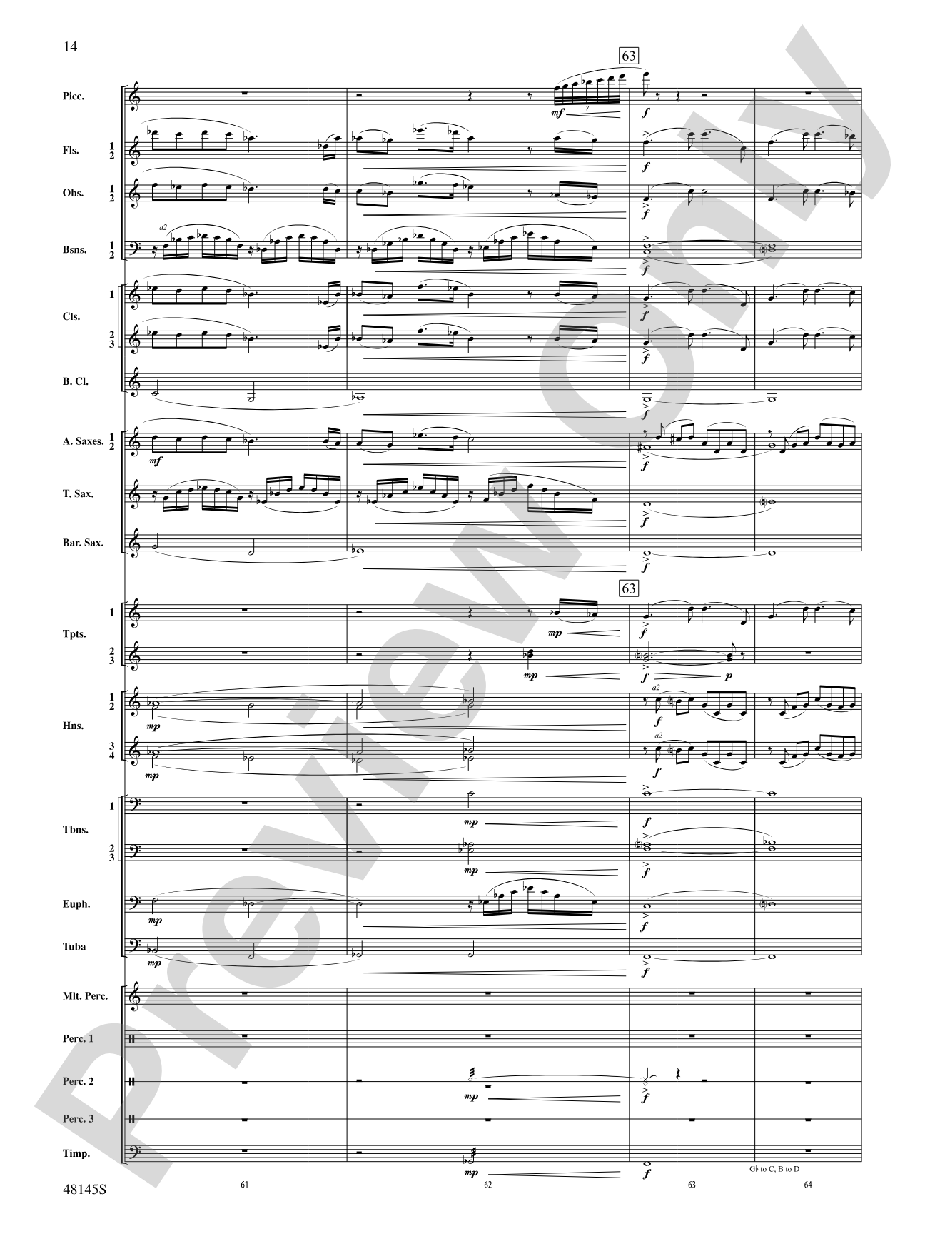 The River Seneca: Score