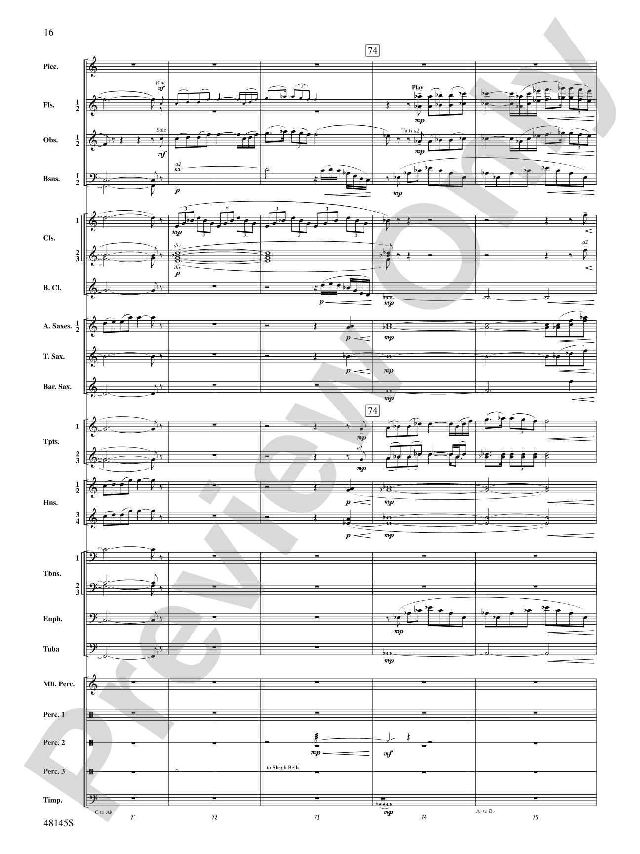 The River Seneca: Score