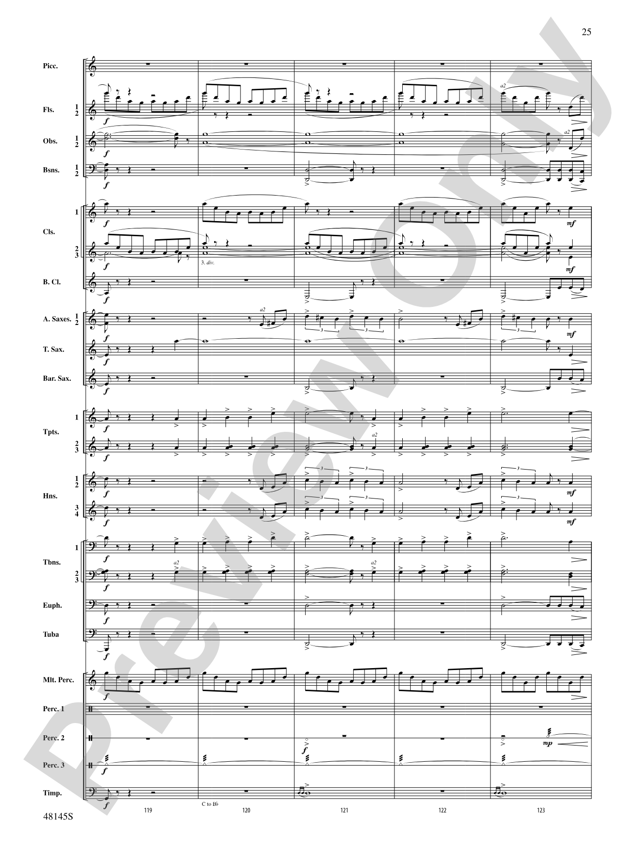 The River Seneca: Score