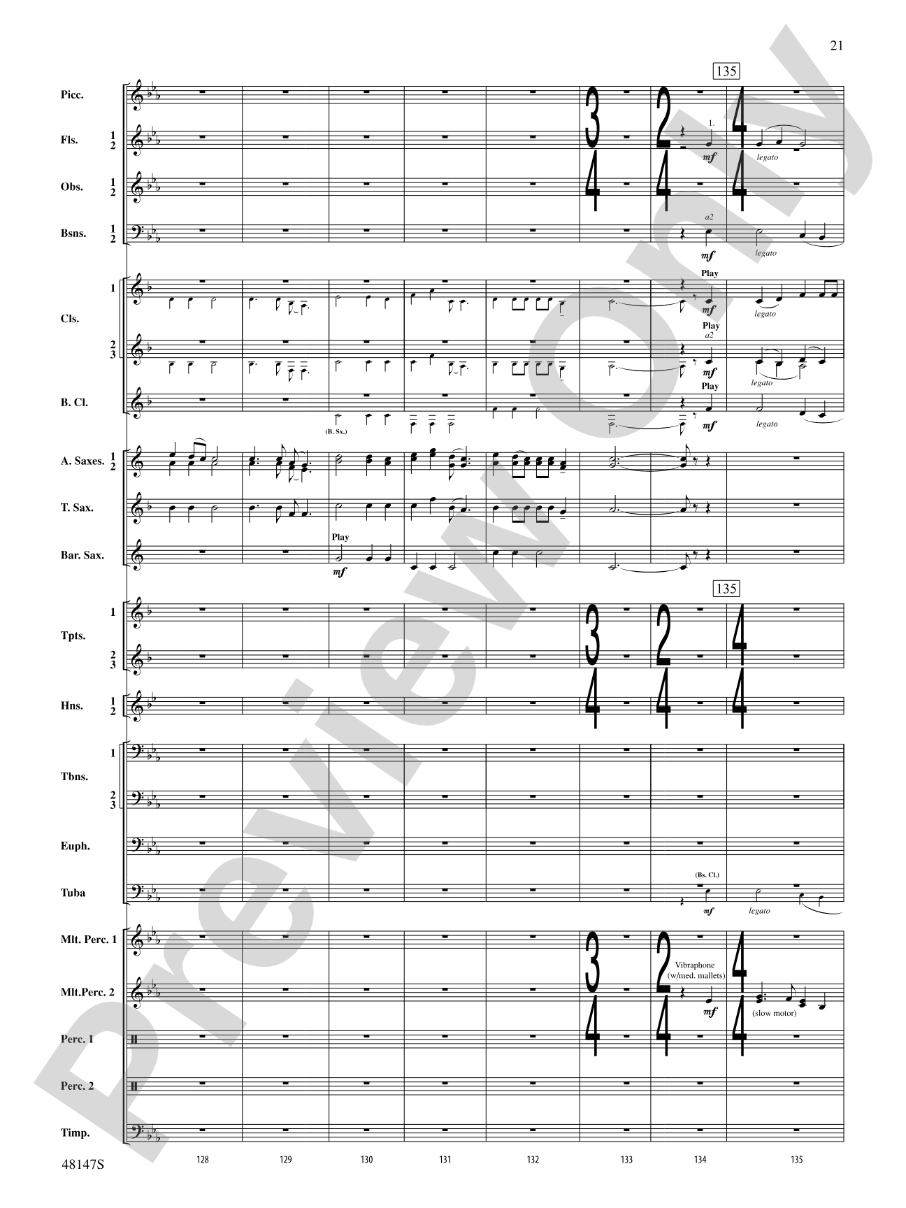 Reluctant Joys: Concert Band Conductor Score & Parts