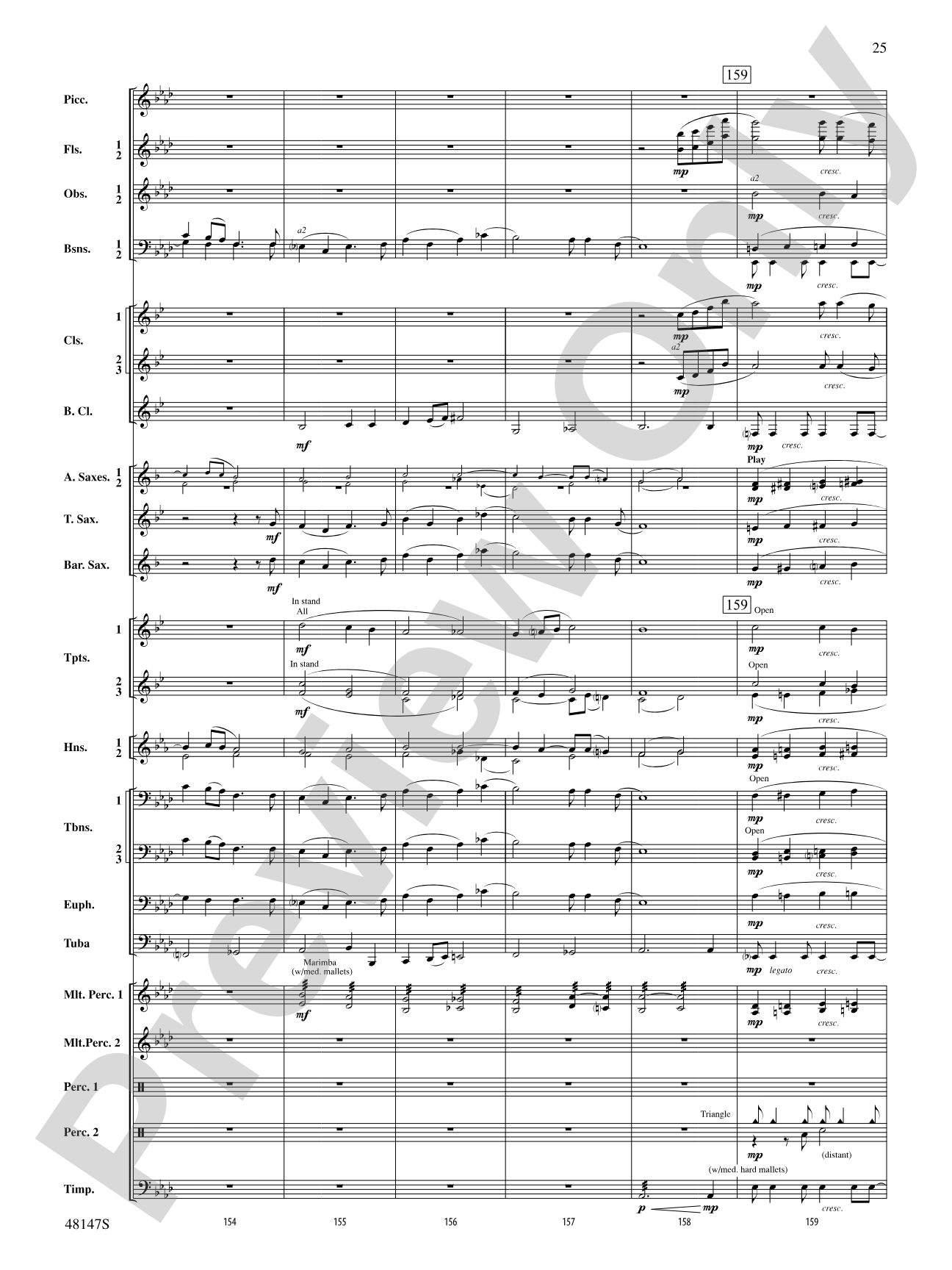 Reluctant Joys: Concert Band Conductor Score & Parts