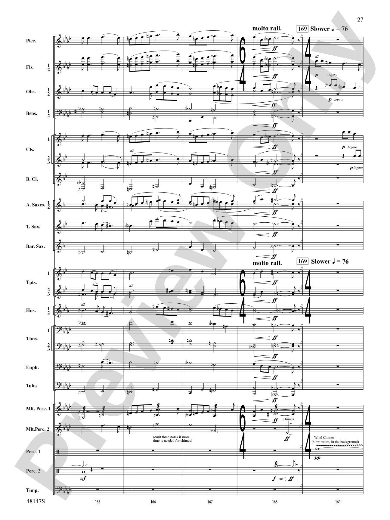 Reluctant Joys: Concert Band Conductor Score & Parts