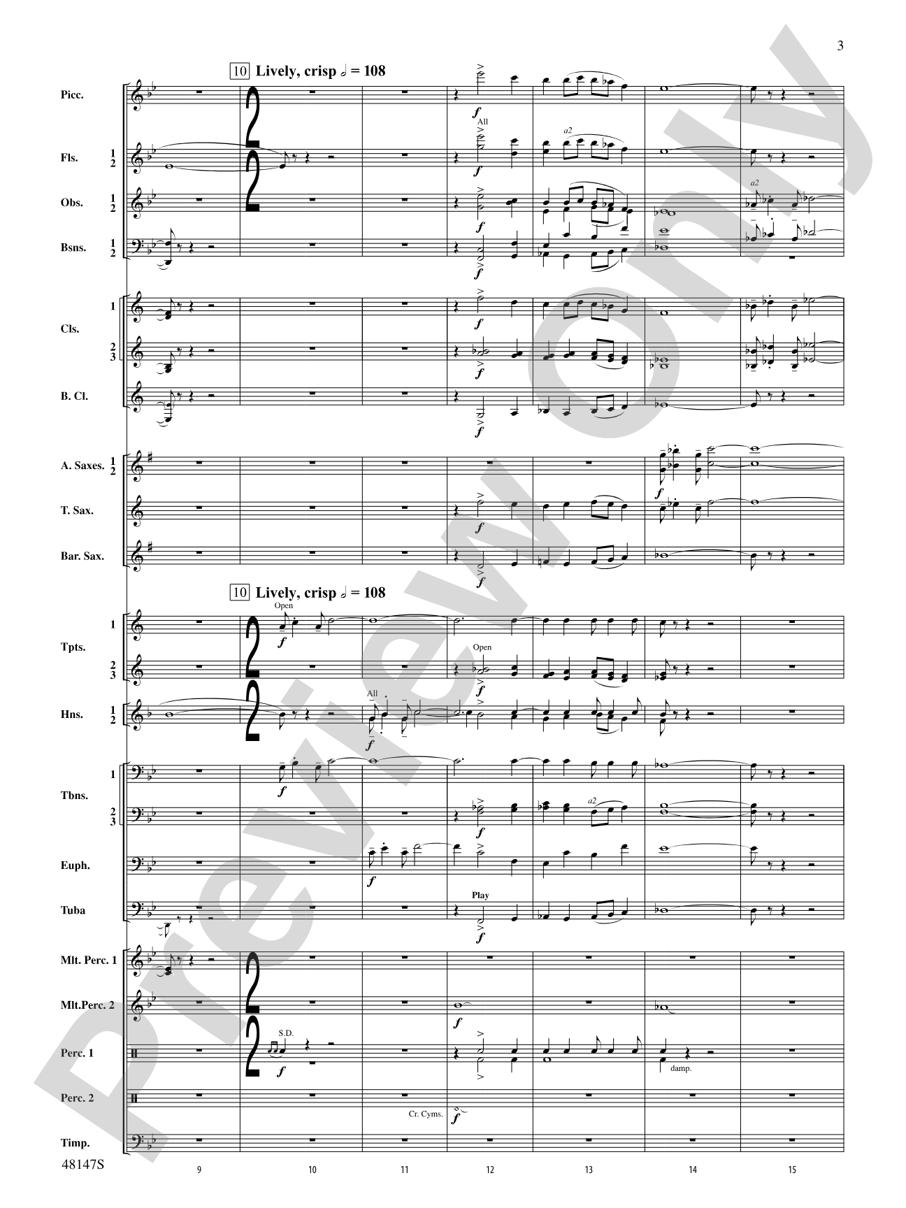 Reluctant Joys: Concert Band Conductor Score & Parts