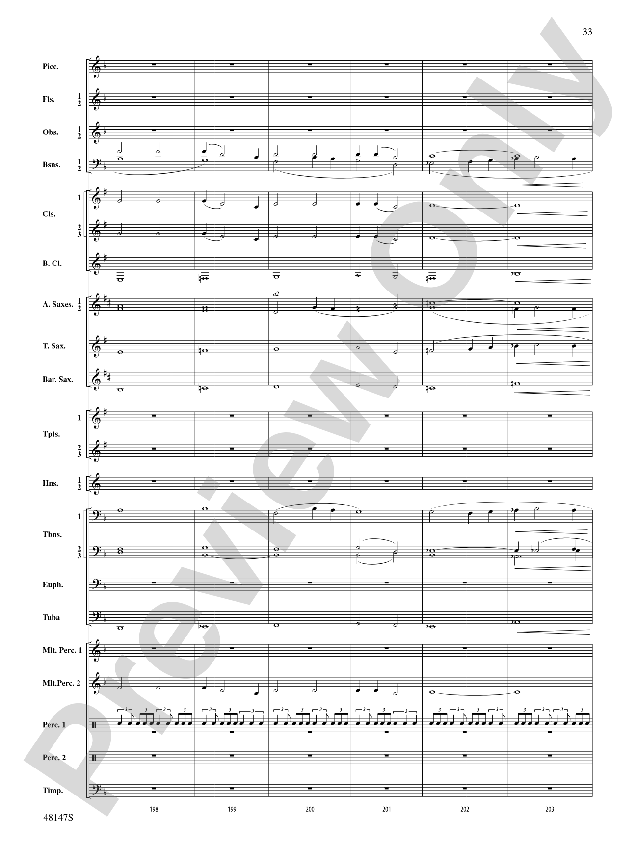 Reluctant Joys: Concert Band Conductor Score & Parts