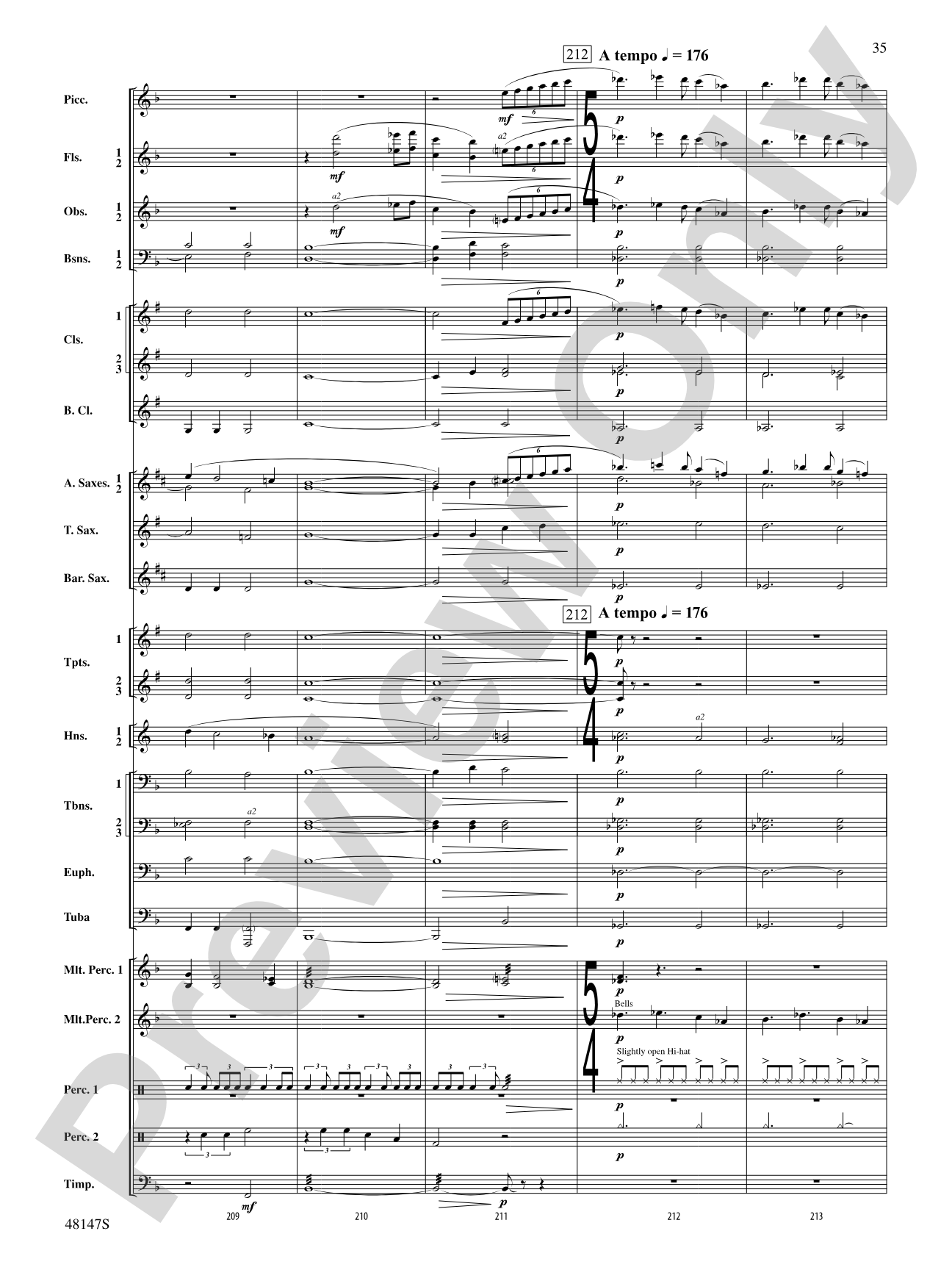Reluctant Joys: Concert Band Conductor Score & Parts