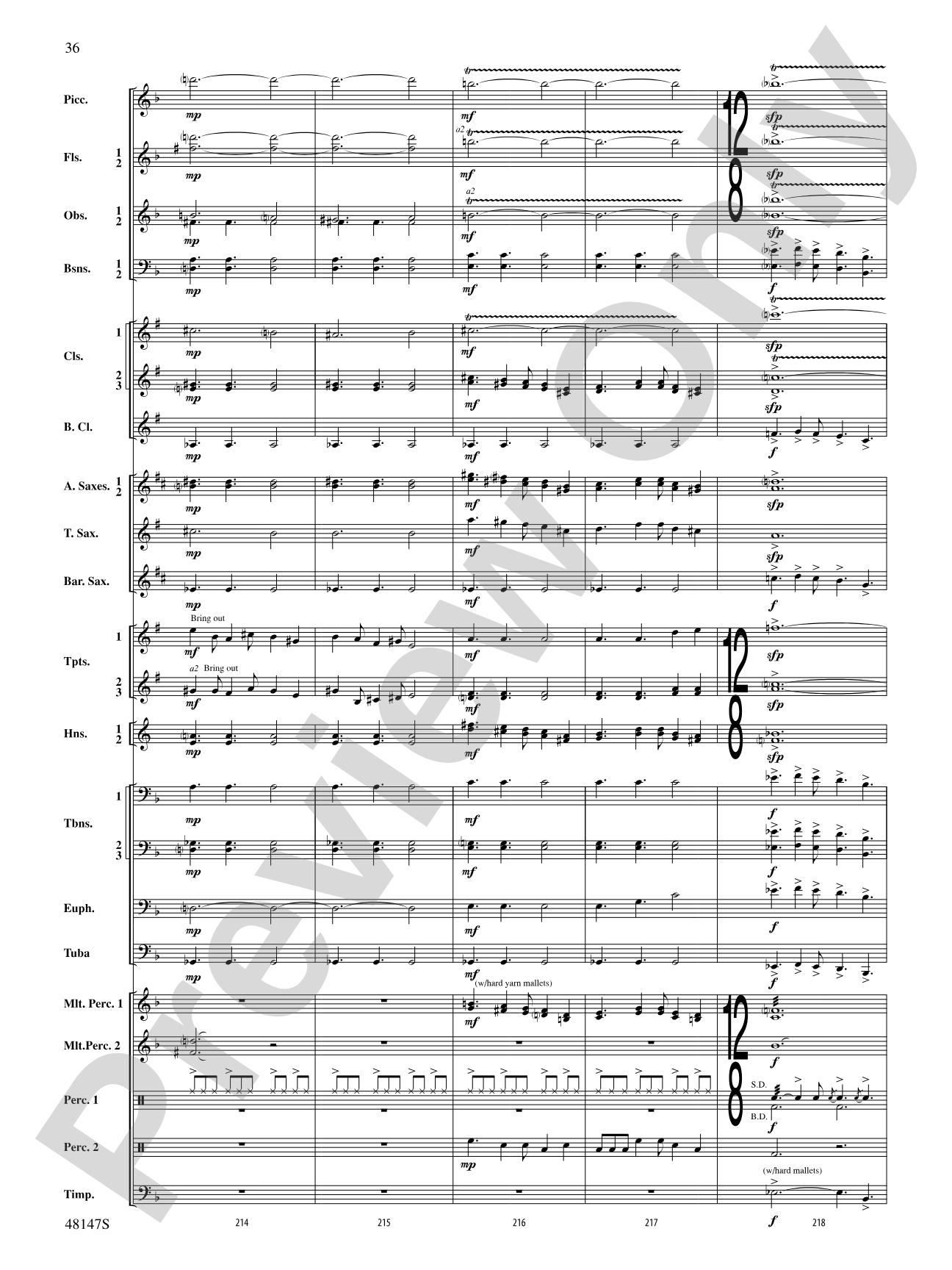 Reluctant Joys: Concert Band Conductor Score & Parts