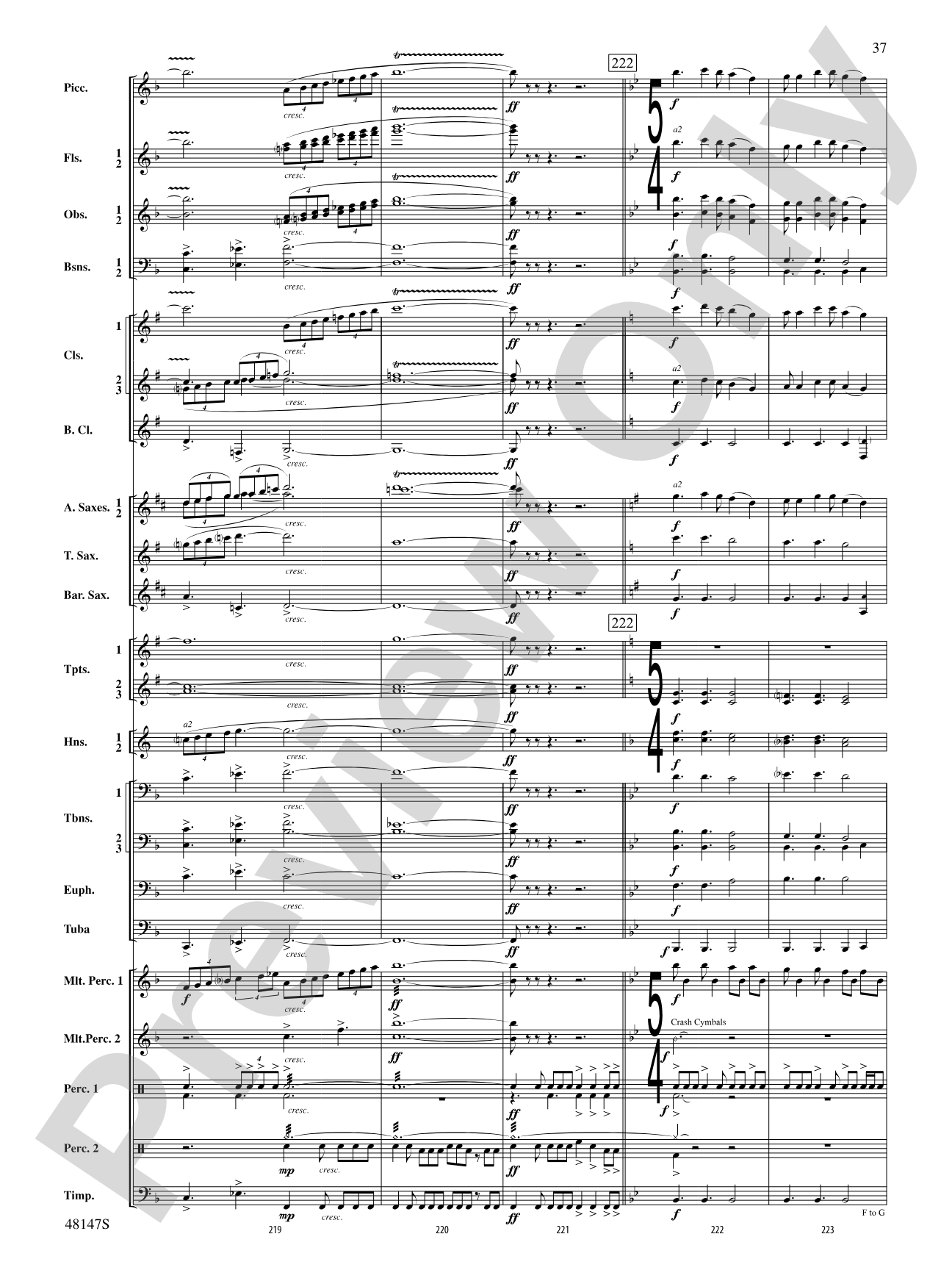 Reluctant Joys: Concert Band Conductor Score & Parts