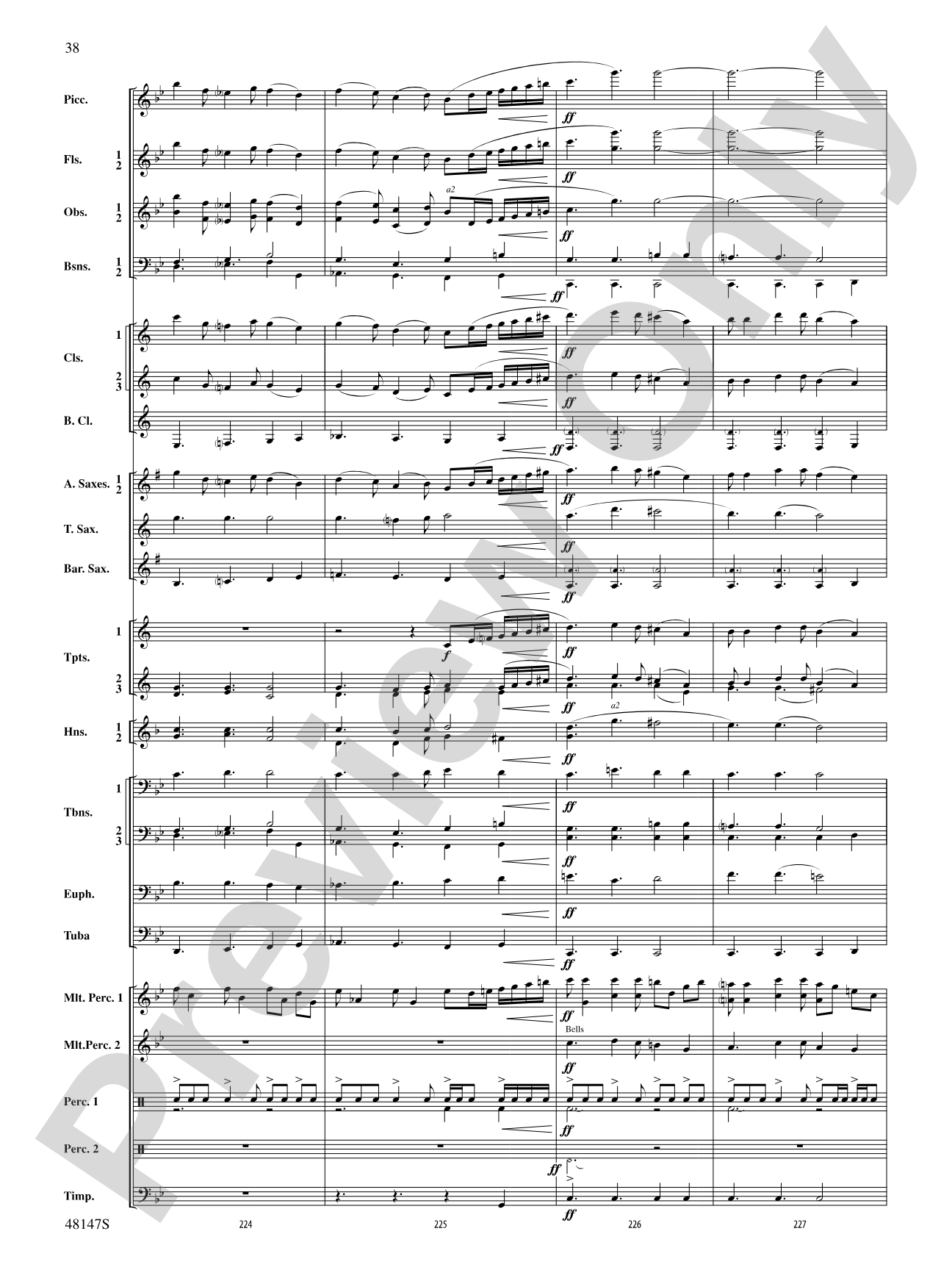 Reluctant Joys: Concert Band Conductor Score & Parts