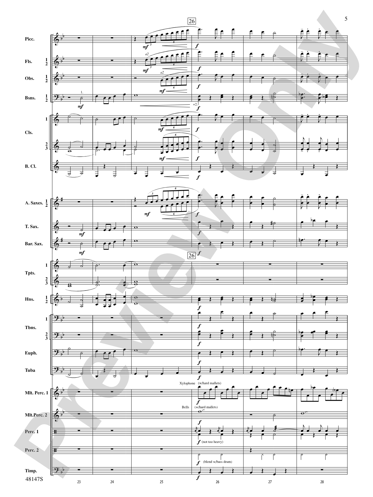 Reluctant Joys: Concert Band Conductor Score & Parts