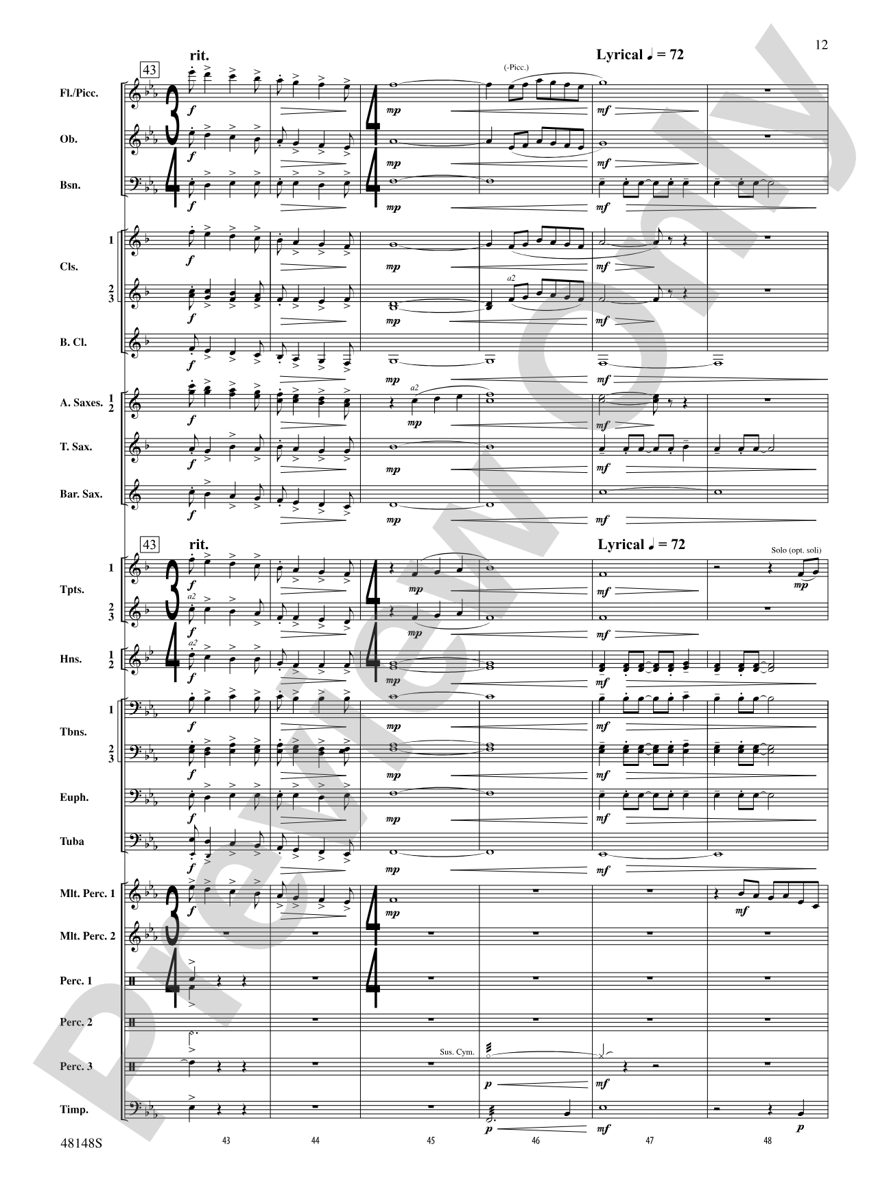 The Western Journey: Concert Band Conductor Score & Parts
