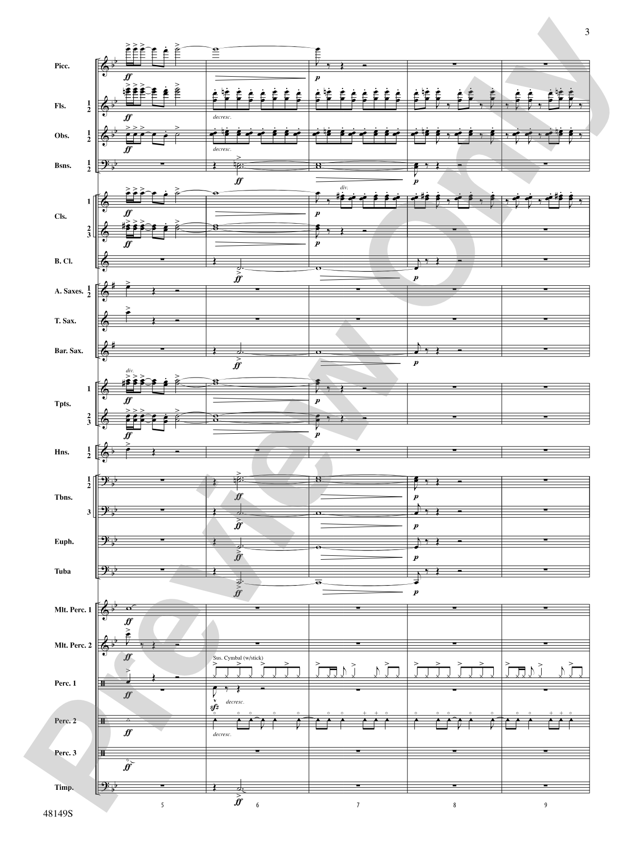 Helios: Dawn of a New Day: Concert Band Conductor Score & Parts