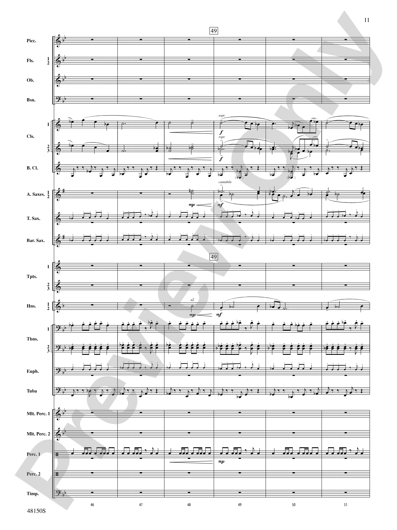 Mouvement Frénétique: Concert Band Conductor Score & Parts