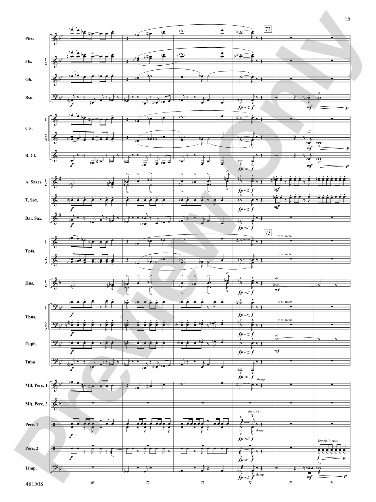 Mouvement Frénétique: Concert Band Conductor Score & Parts