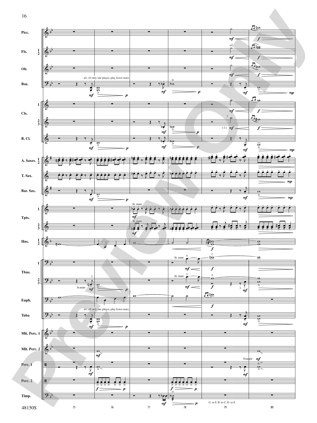 Mouvement Frénétique: Concert Band Conductor Score & Parts