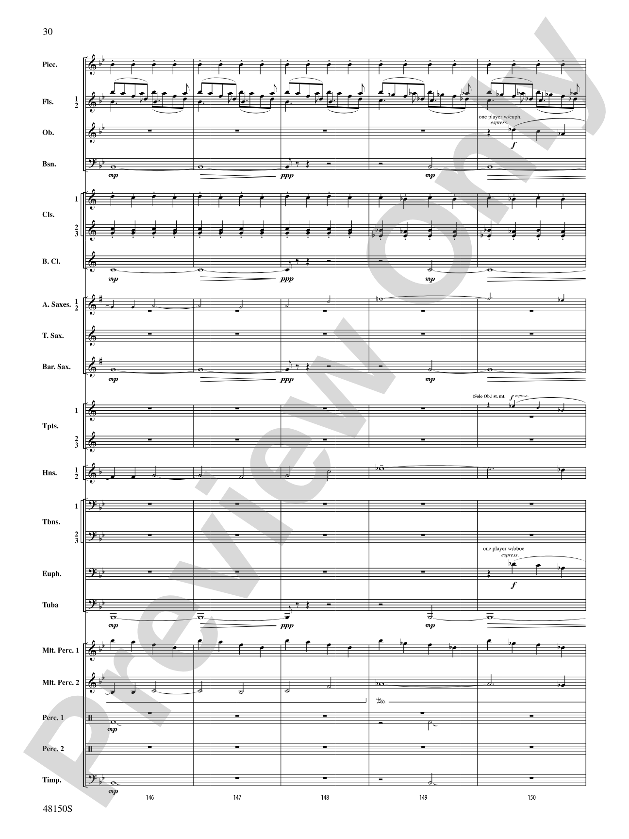 Mouvement Frénétique: Concert Band Conductor Score & Parts