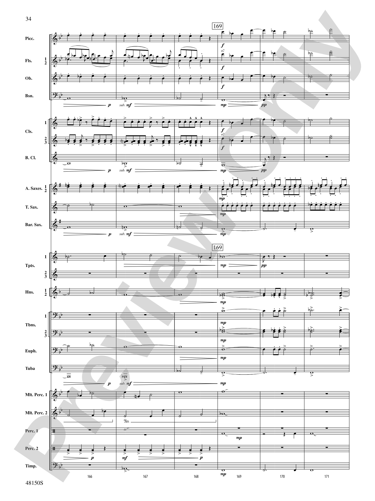 Mouvement Frénétique: Concert Band Conductor Score & Parts