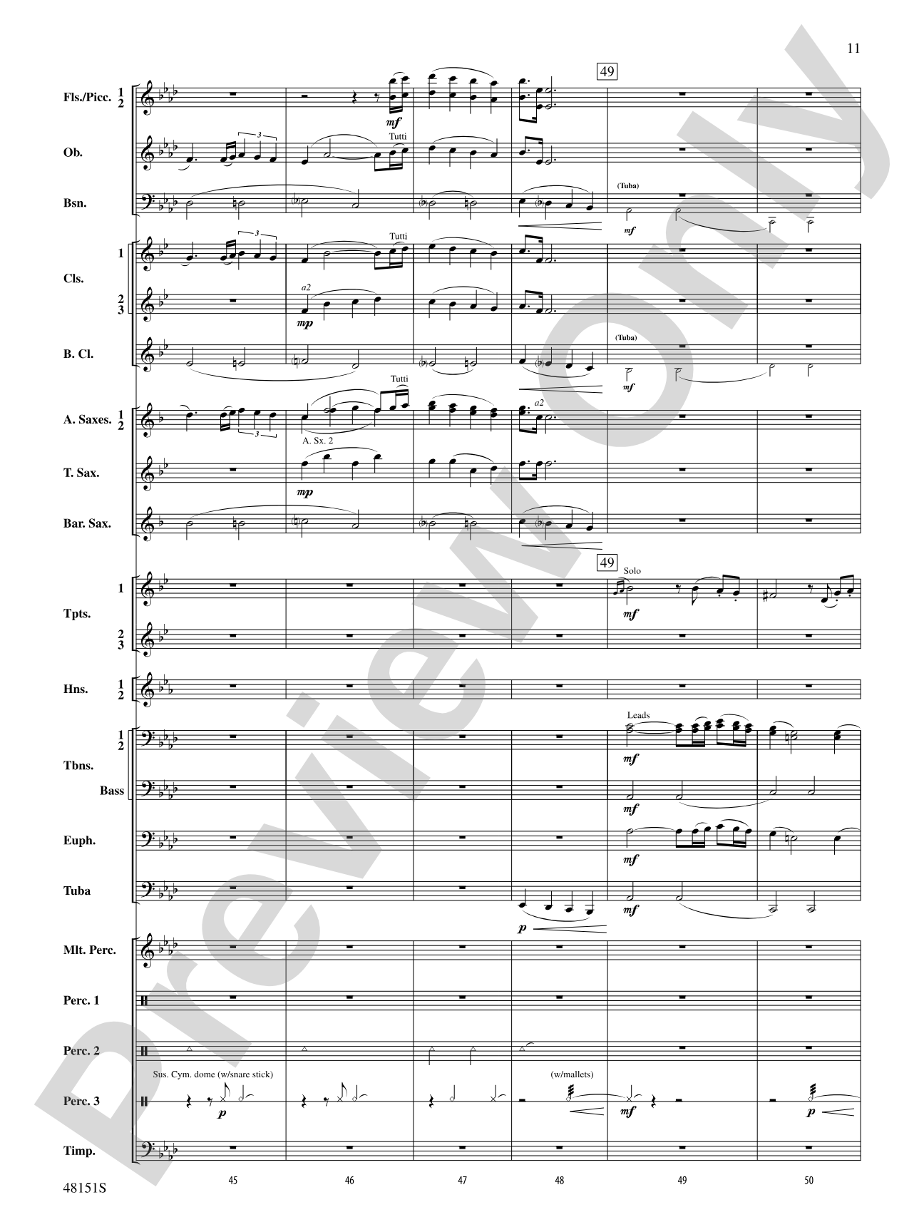Fresh Winds: Concert Band Conductor Score & Parts