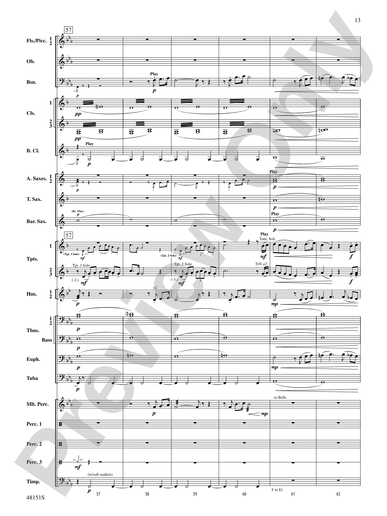 Fresh Winds: Concert Band Conductor Score & Parts