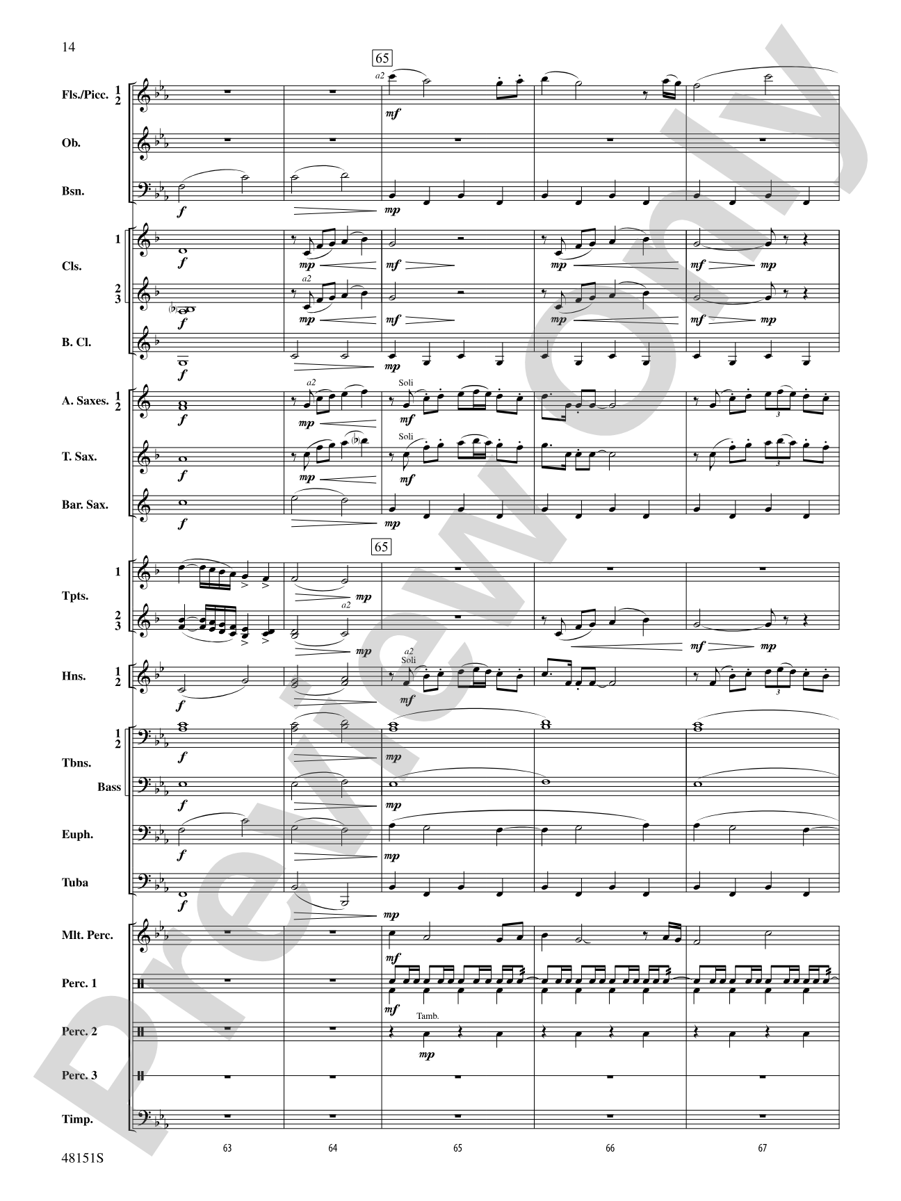 Fresh Winds: Concert Band Conductor Score & Parts