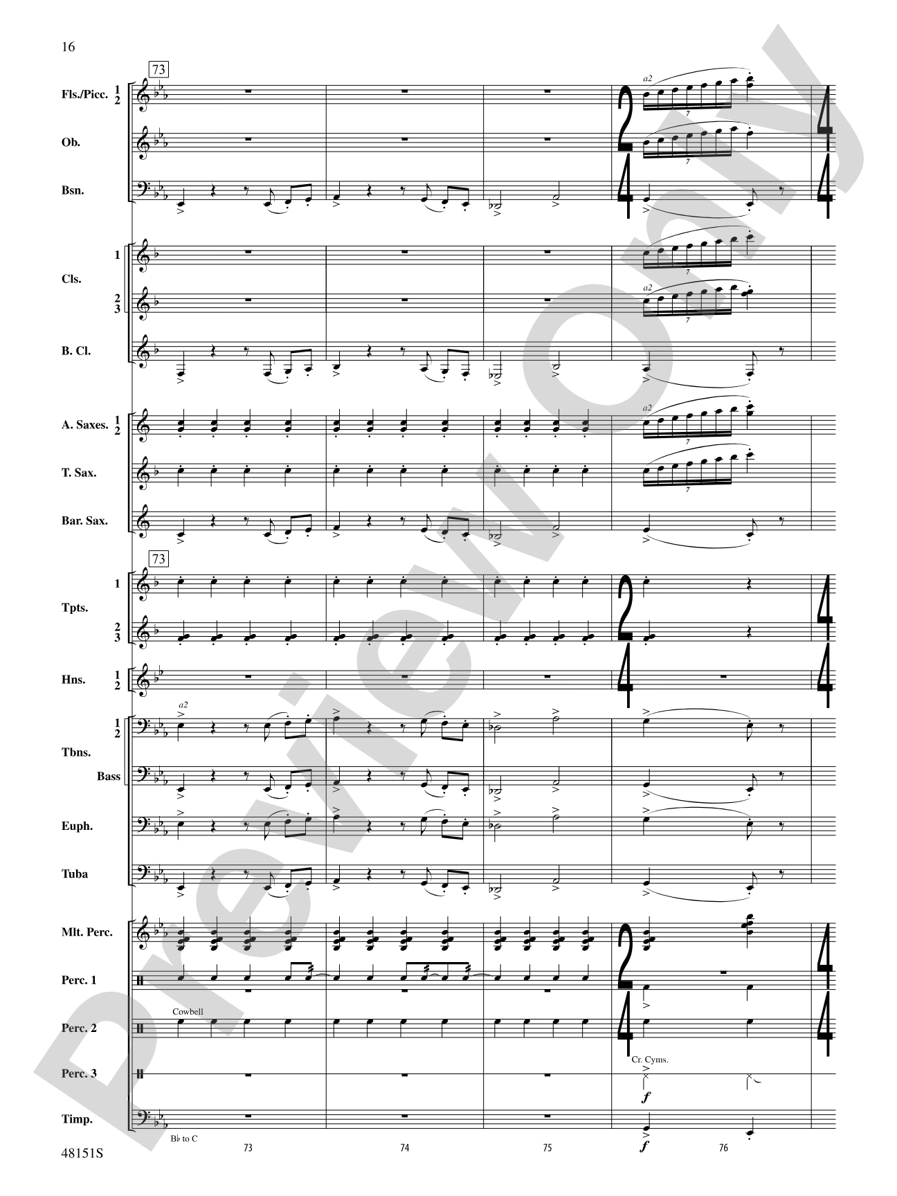 Fresh Winds: Concert Band Conductor Score & Parts