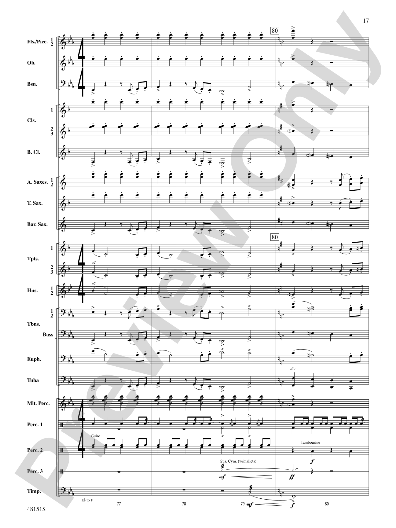 Fresh Winds: Concert Band Conductor Score & Parts