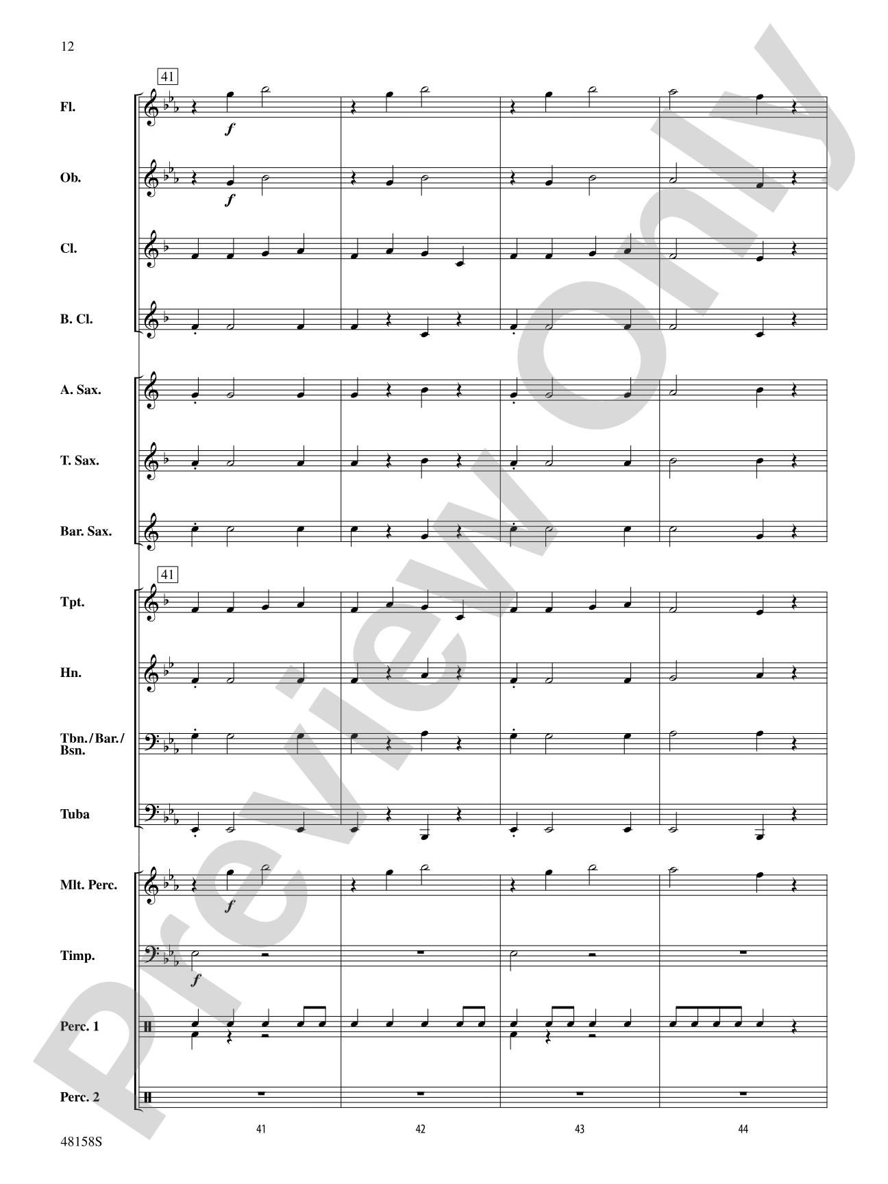 Yankee Doodle: Score