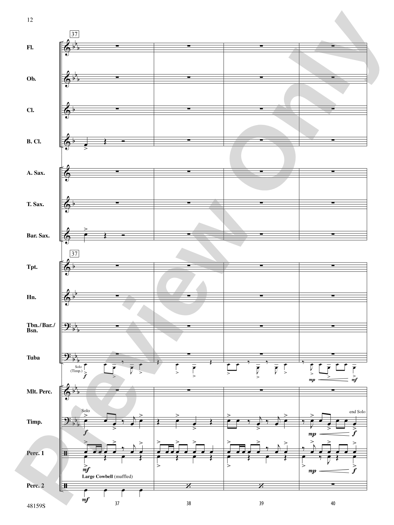 Fiesta Fantastique: Concert Band Conductor Score & Parts