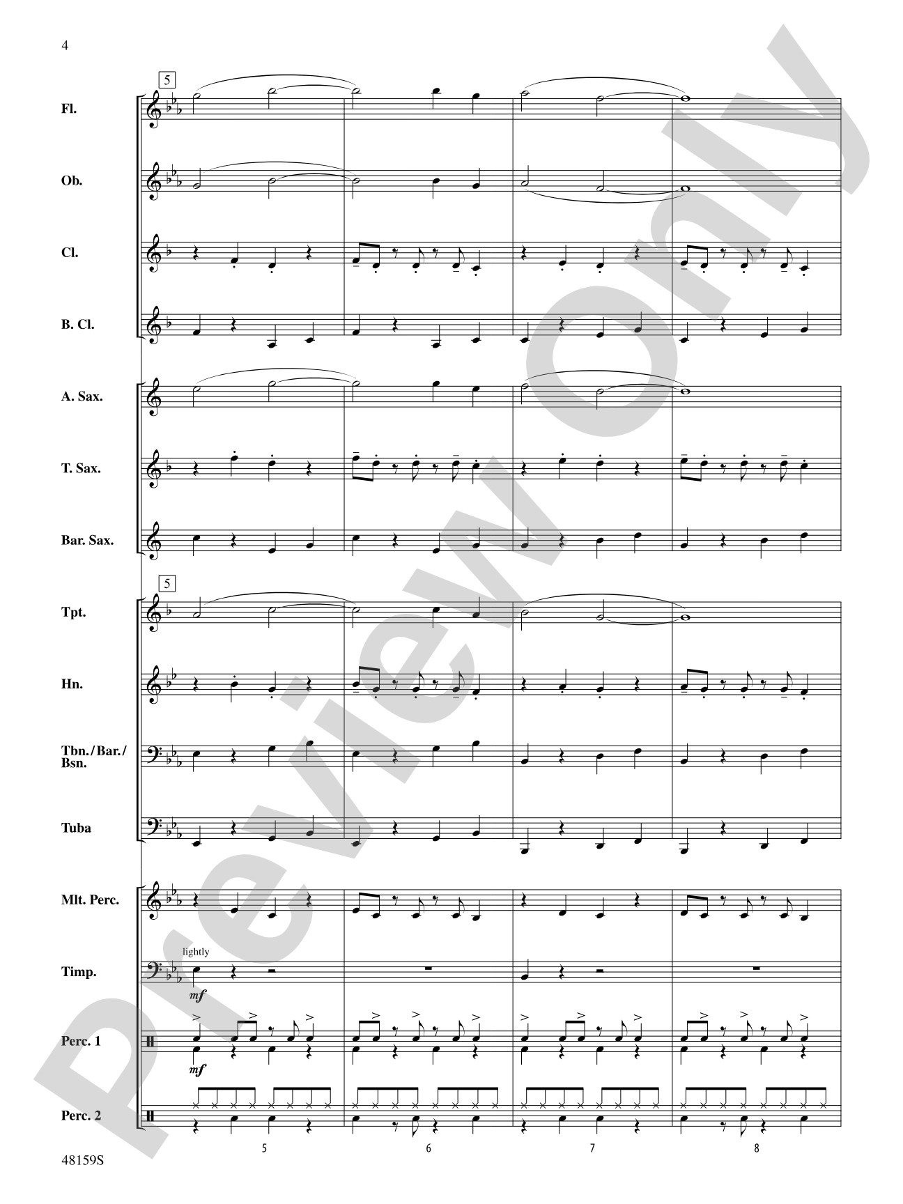 Fiesta Fantastique: Concert Band Conductor Score & Parts
