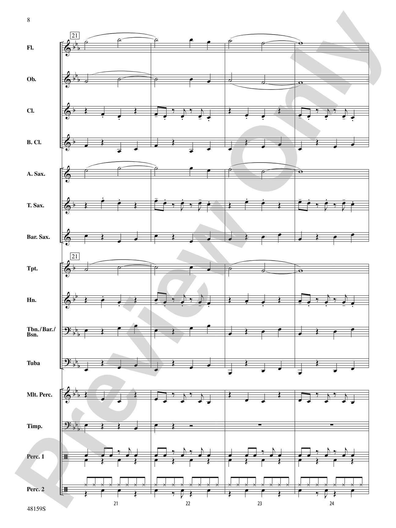 Fiesta Fantastique: Concert Band Conductor Score & Parts