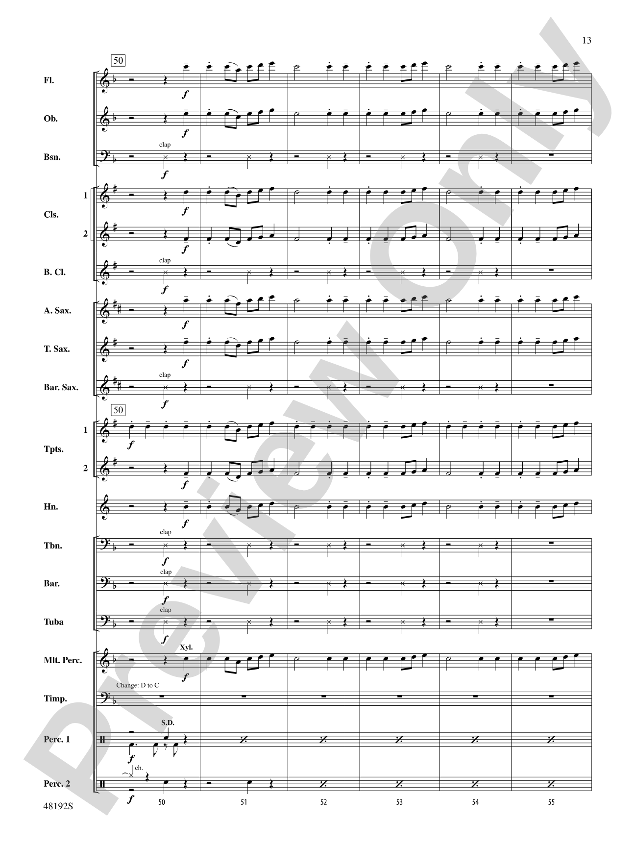 If I Can't Have You: Concert Band Conductor Score & Parts