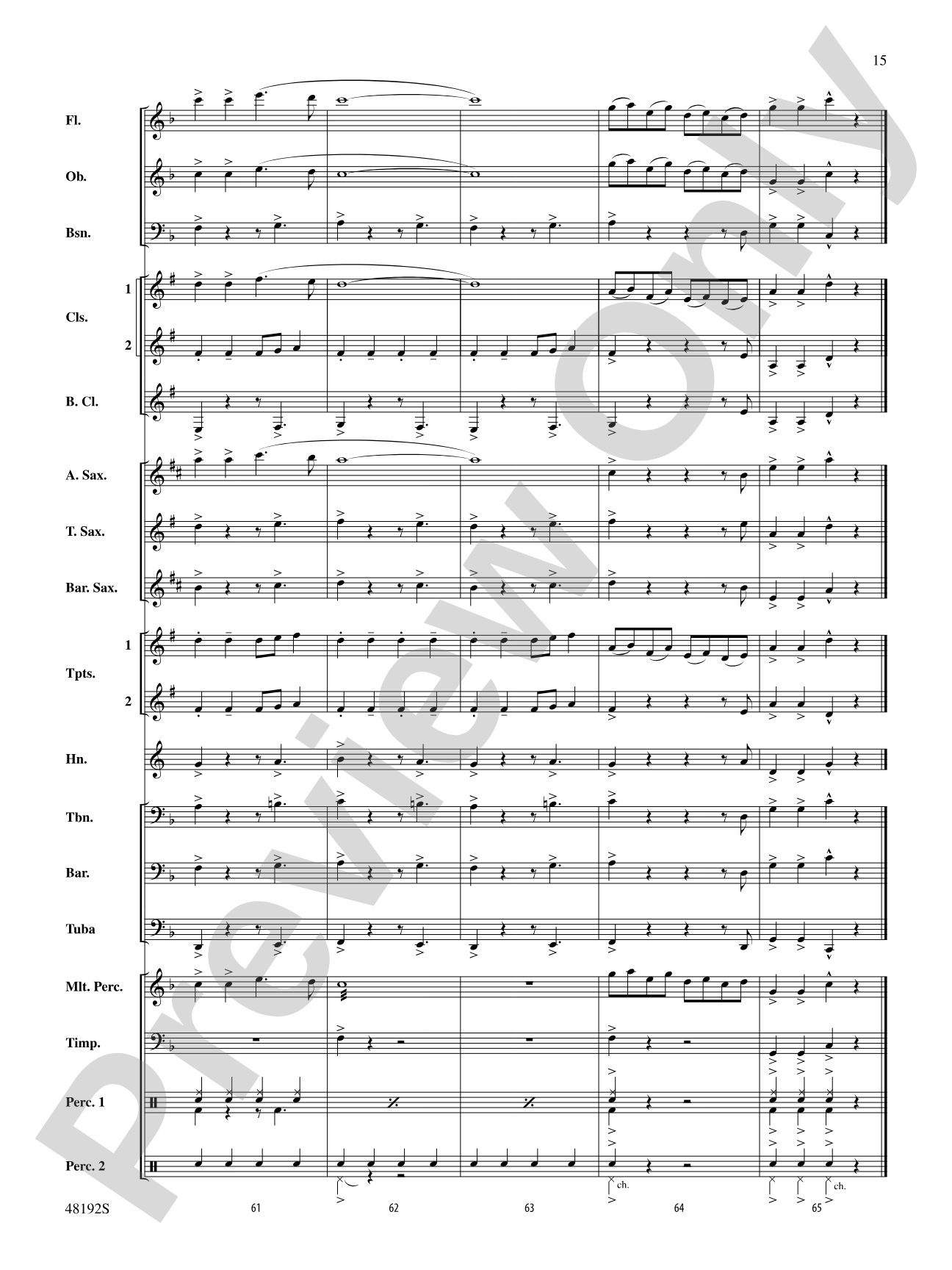 If I Can't Have You: Concert Band Conductor Score & Parts