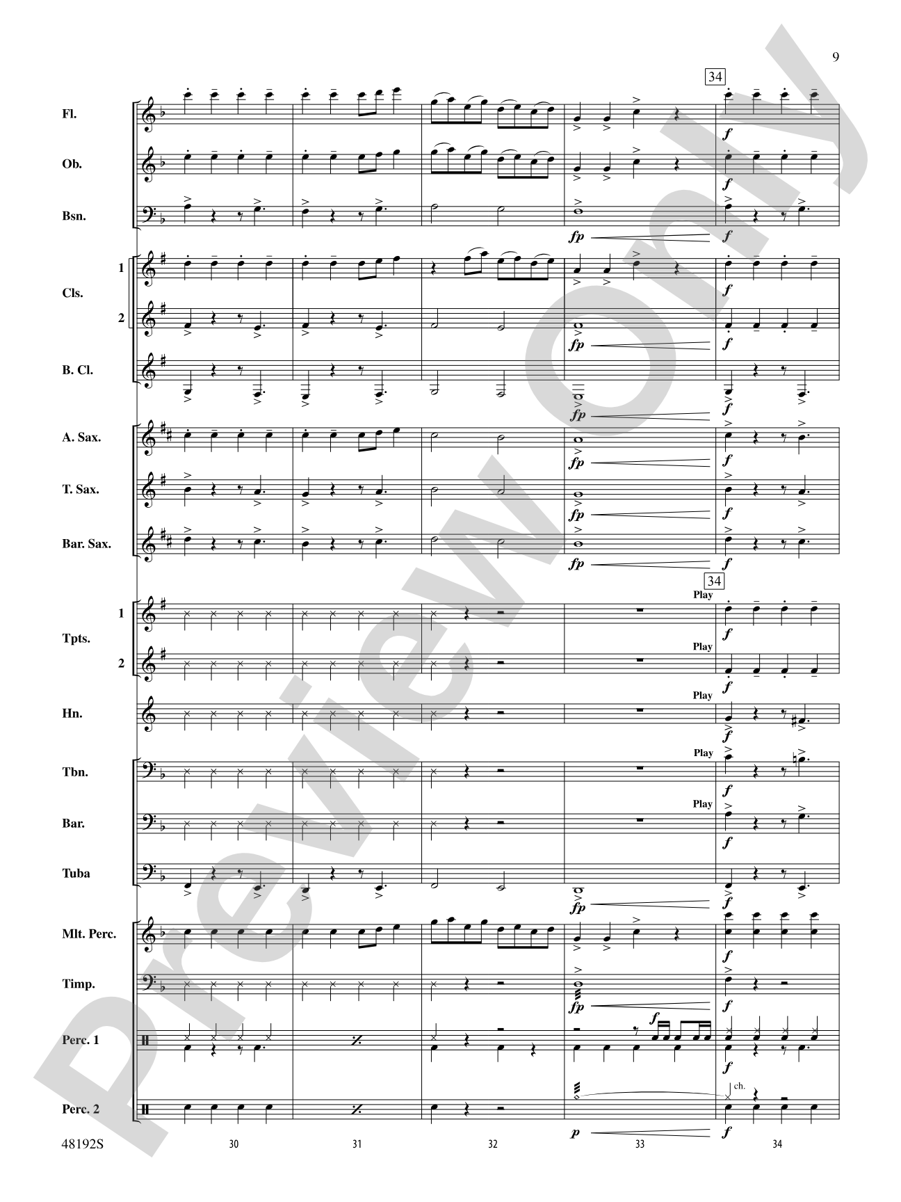 If I Can't Have You: Concert Band Conductor Score & Parts