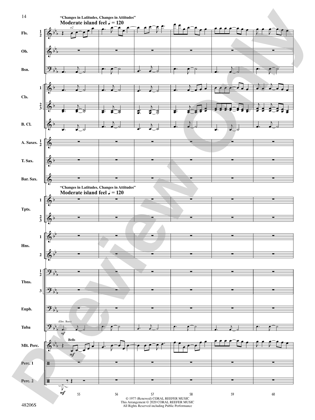 Jimmy Buffett--The Hits: Concert Band Conductor Score & Parts