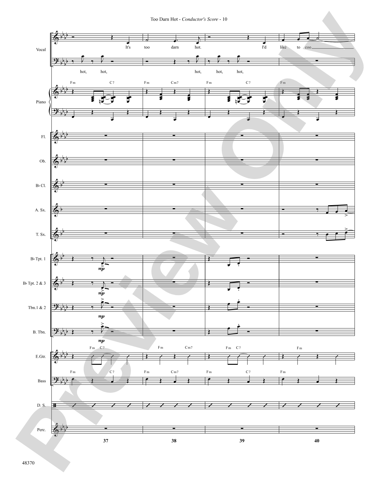 Too Darn Hot: Choral SoundPax