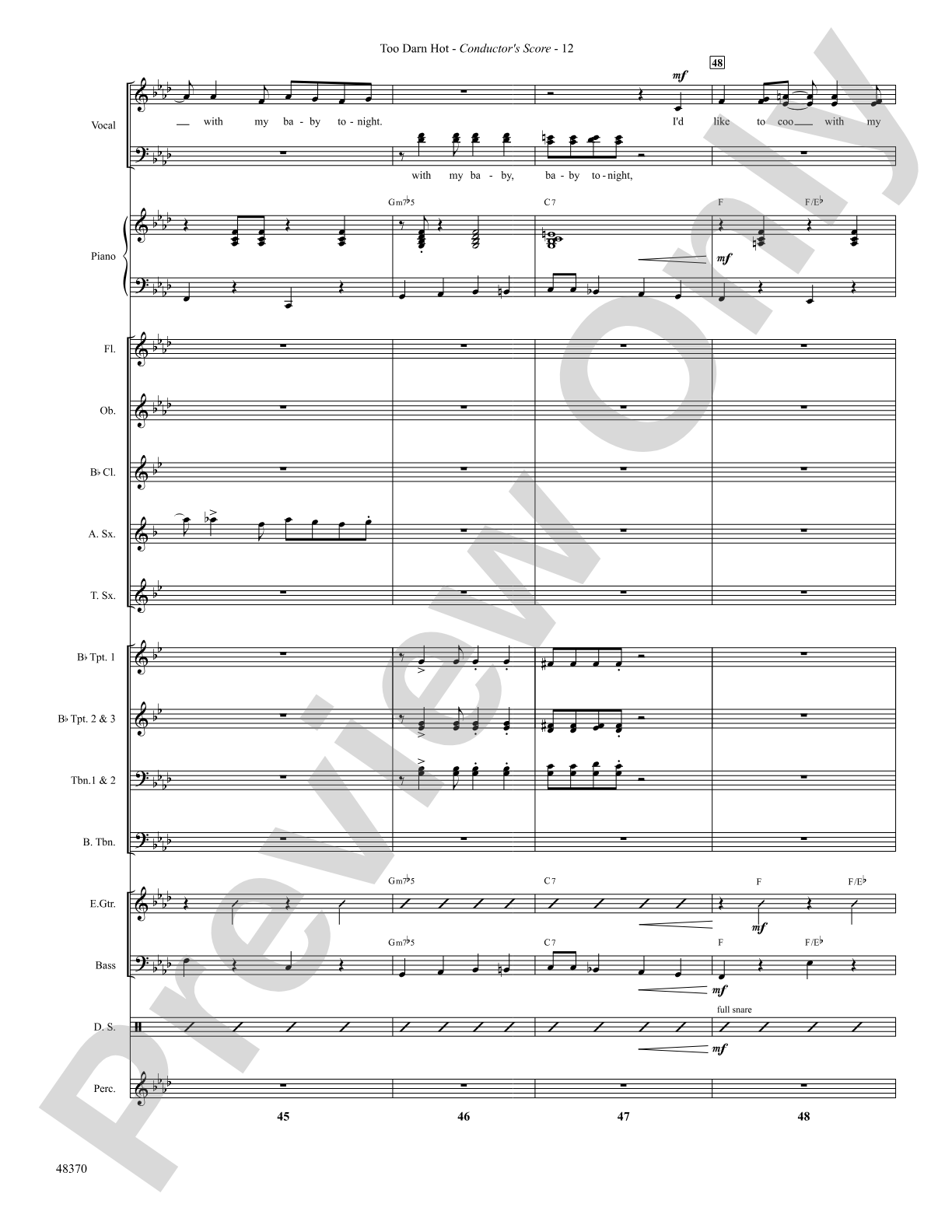 Too Darn Hot: Choral SoundPax