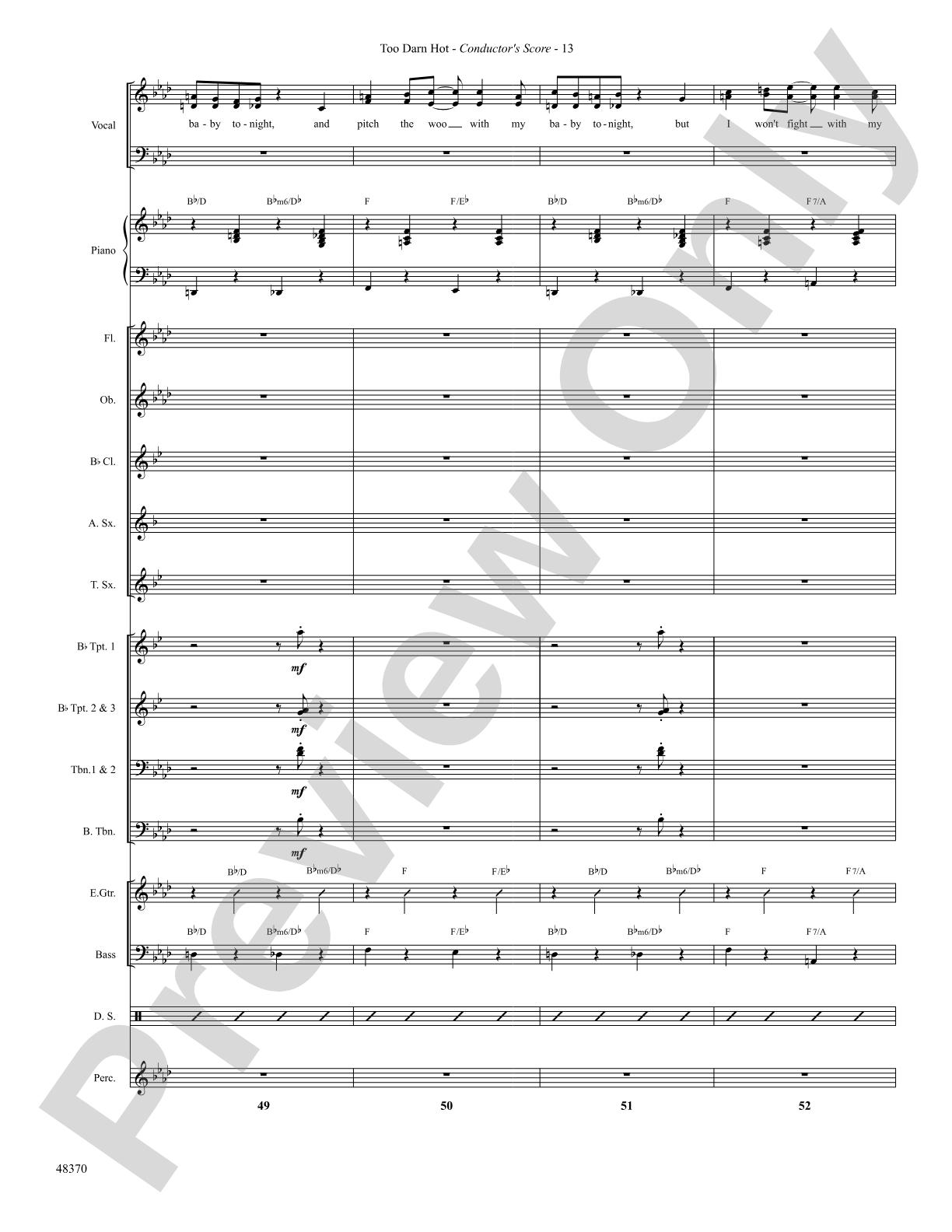 Too Darn Hot: Choral SoundPax