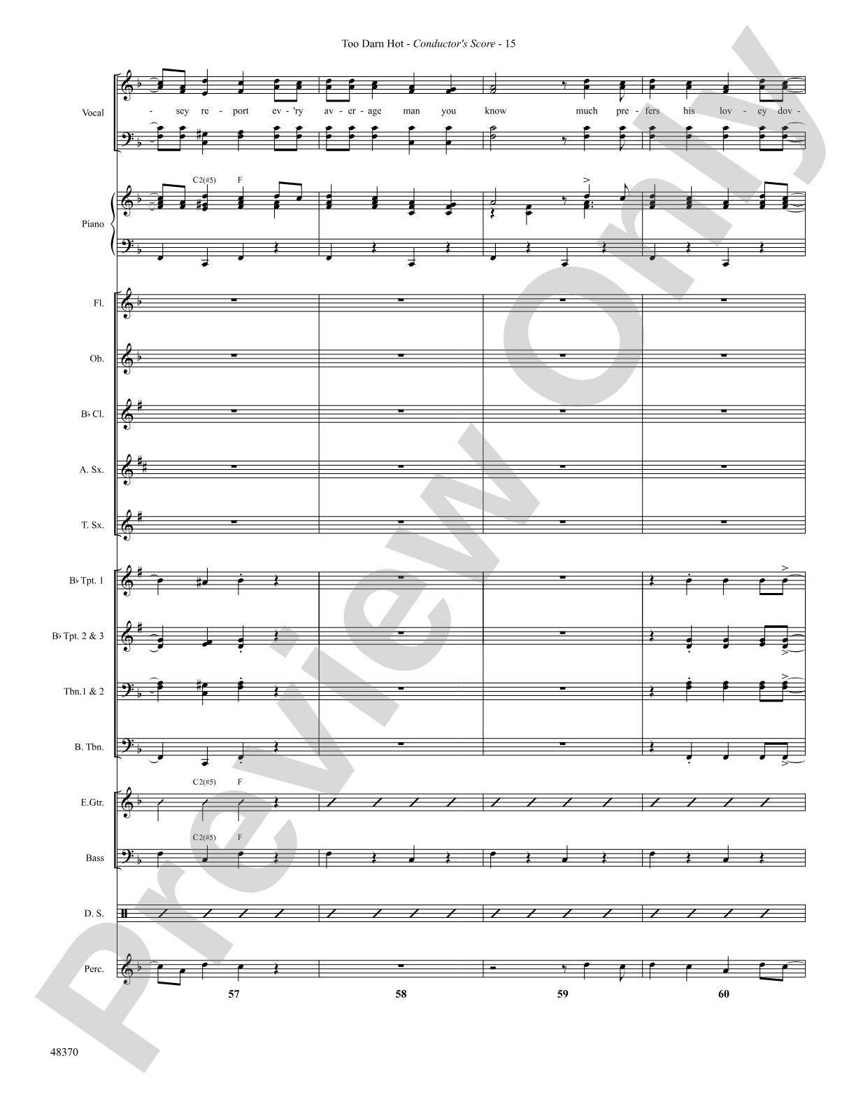 Too Darn Hot: Choral SoundPax