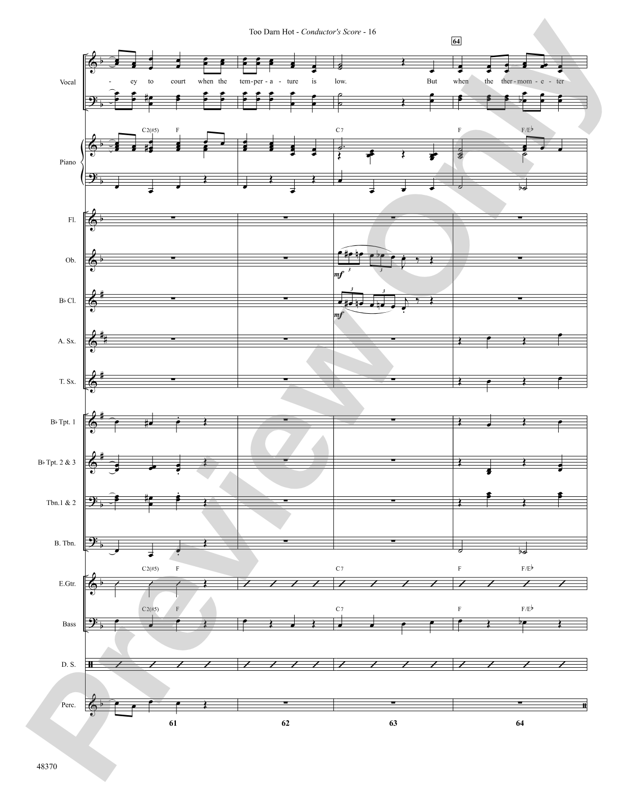 Too Darn Hot: Choral SoundPax