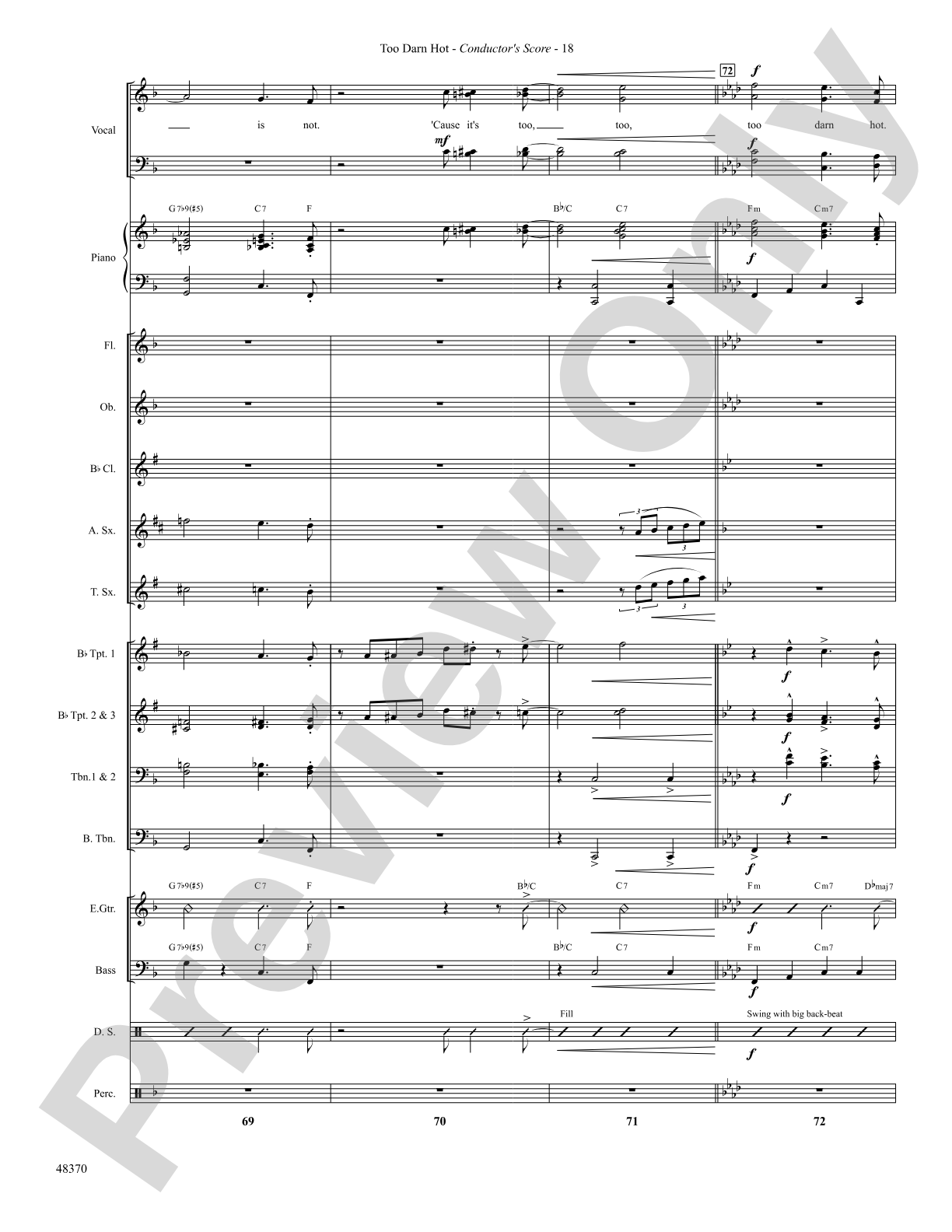 Too Darn Hot: Choral SoundPax