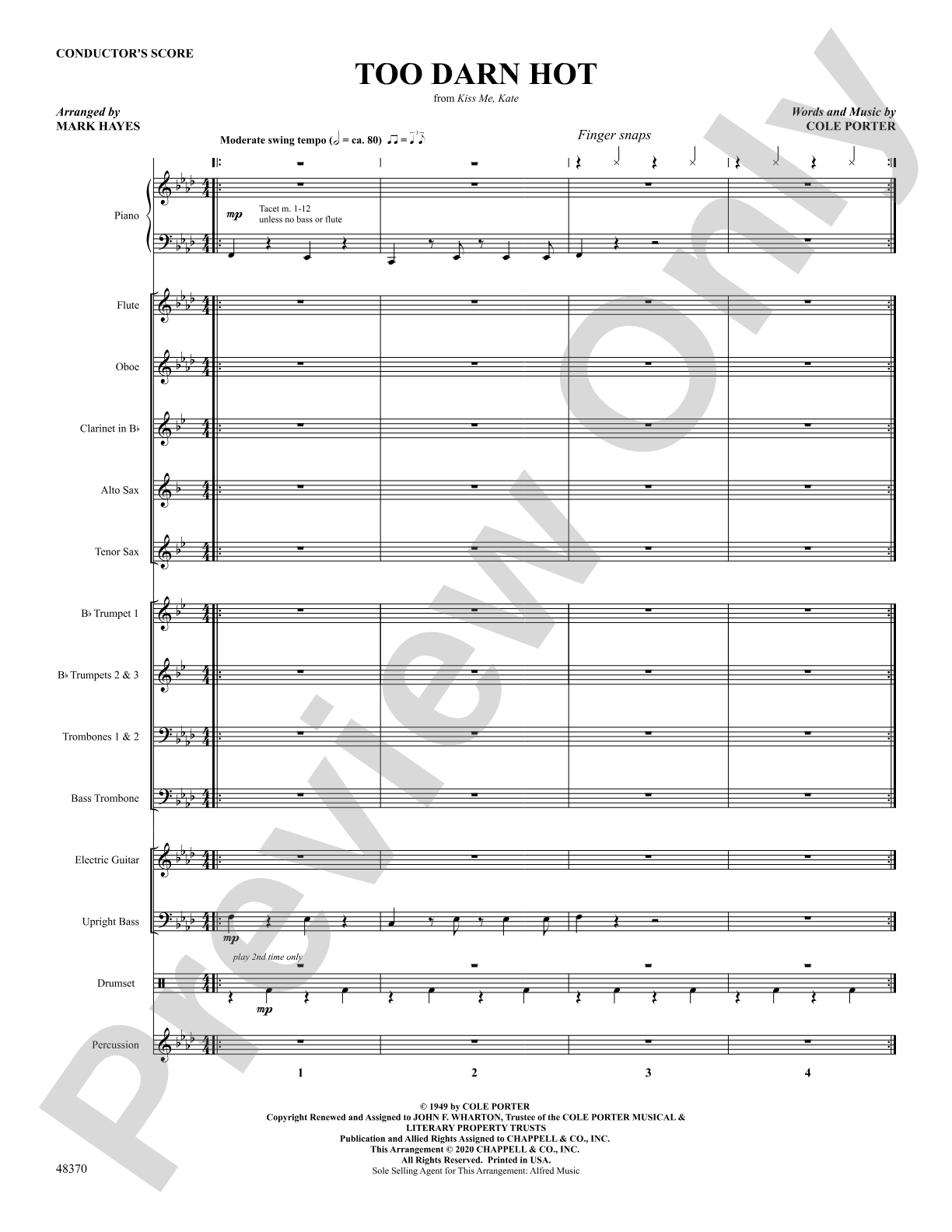 Too Darn Hot: Choral SoundPax