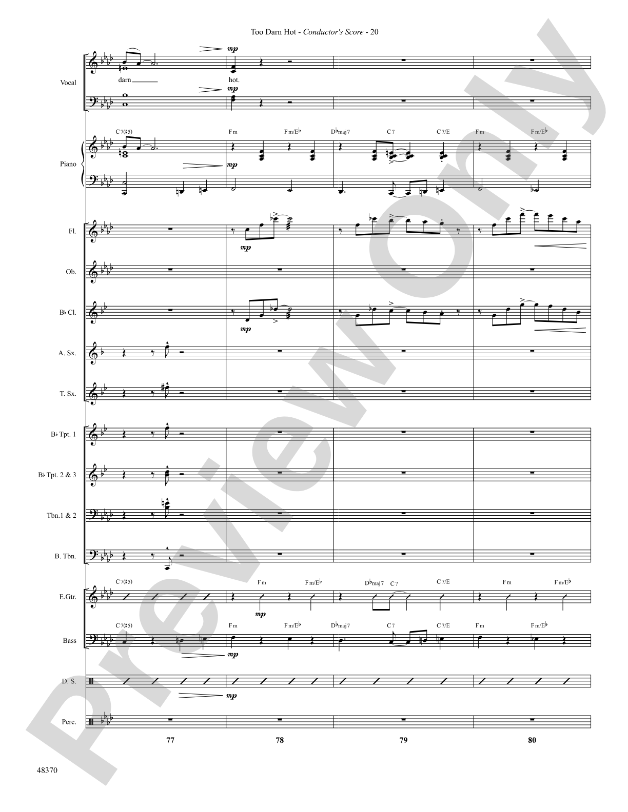 Too Darn Hot: Choral SoundPax