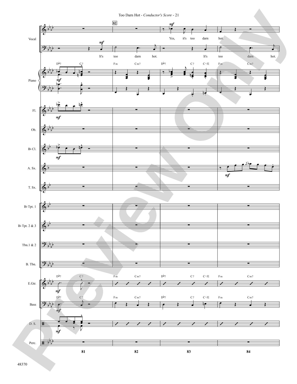 Too Darn Hot: Choral SoundPax