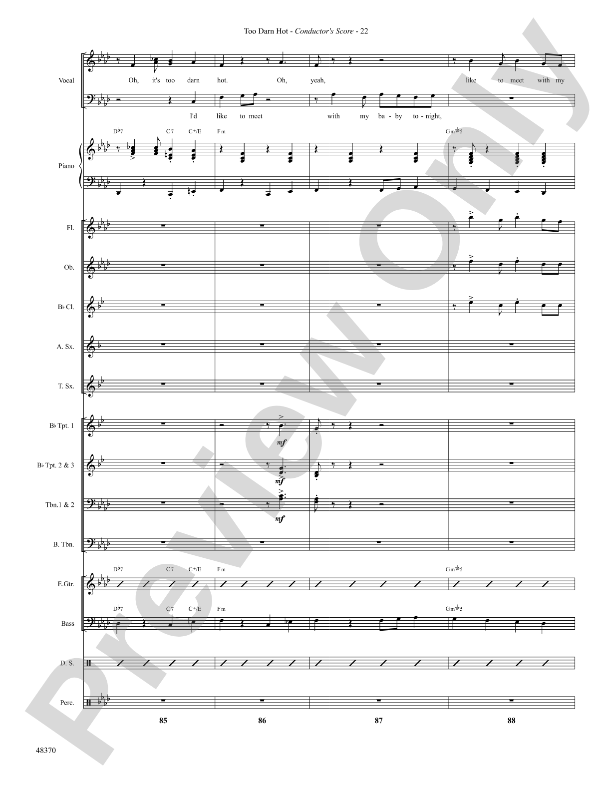 Too Darn Hot: Choral SoundPax