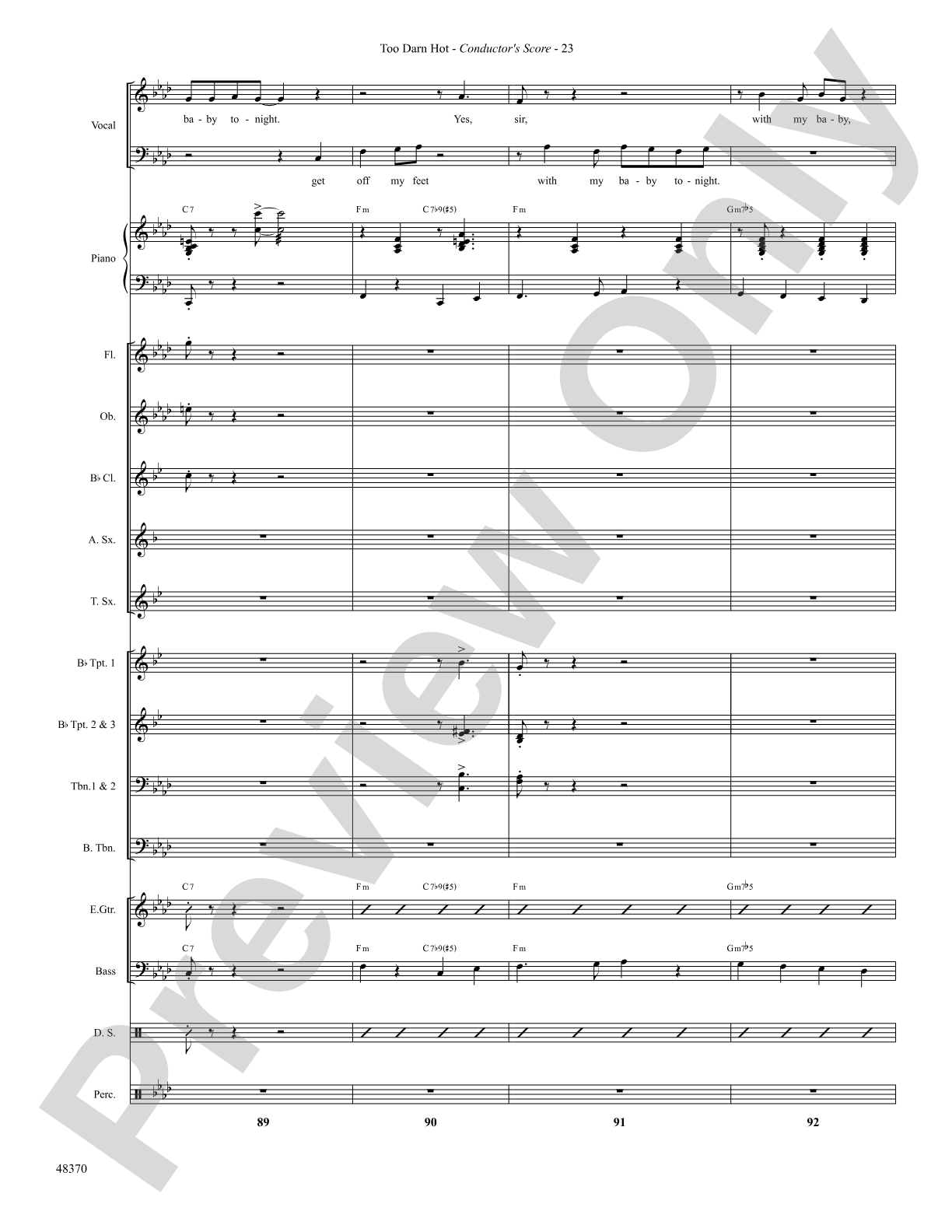 Too Darn Hot: Choral SoundPax