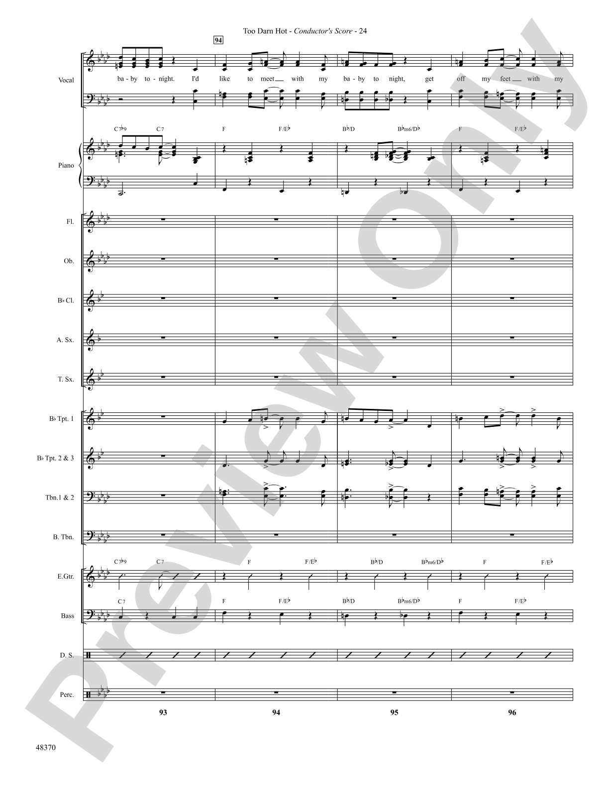 Too Darn Hot: Choral SoundPax