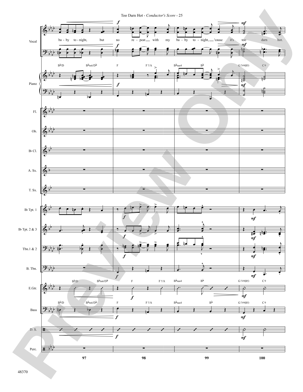 Too Darn Hot: Choral SoundPax