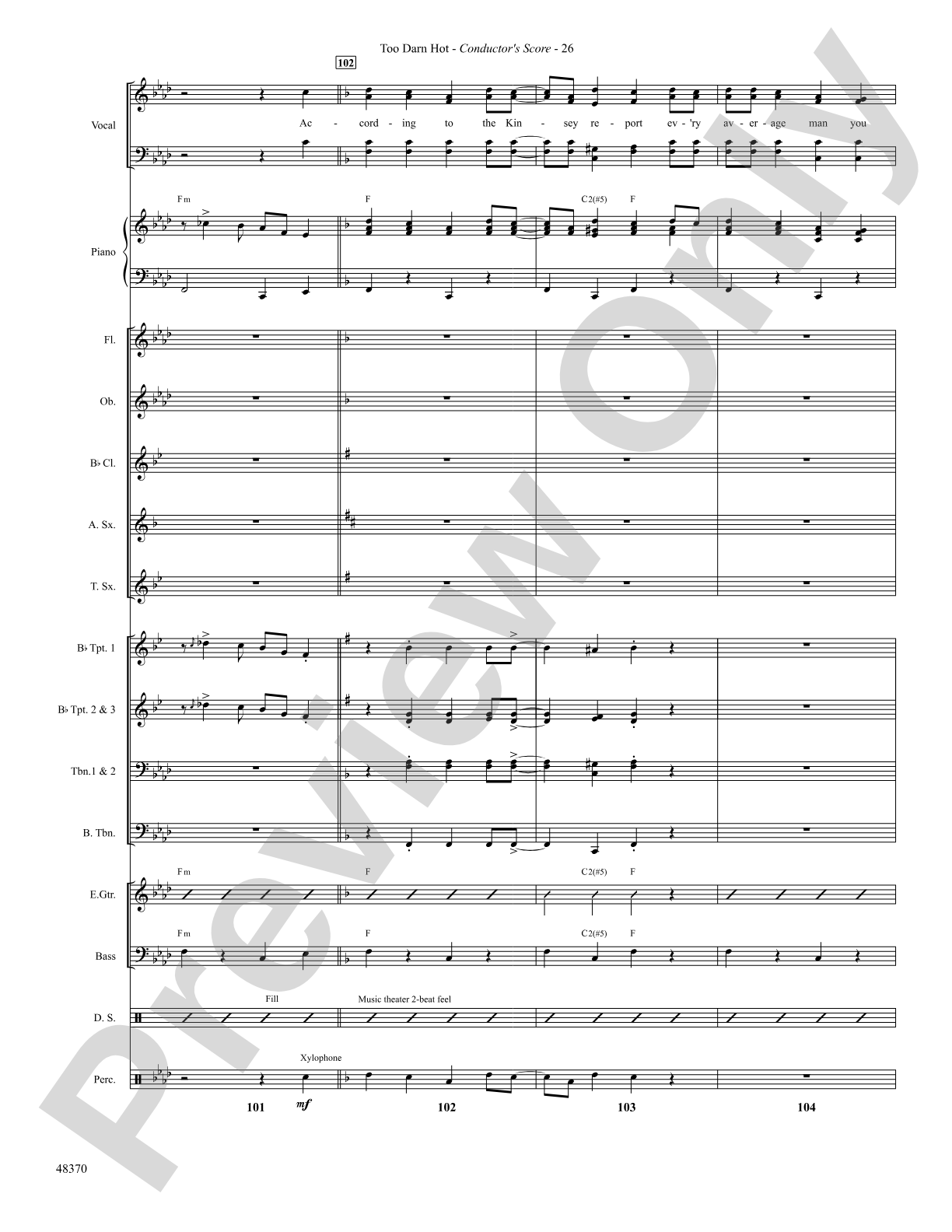 Too Darn Hot: Choral SoundPax