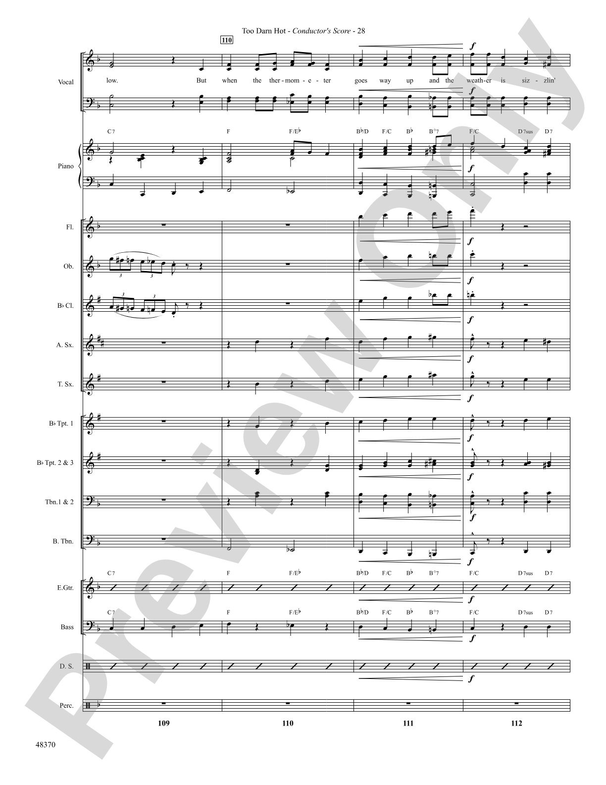 Too Darn Hot: Choral SoundPax